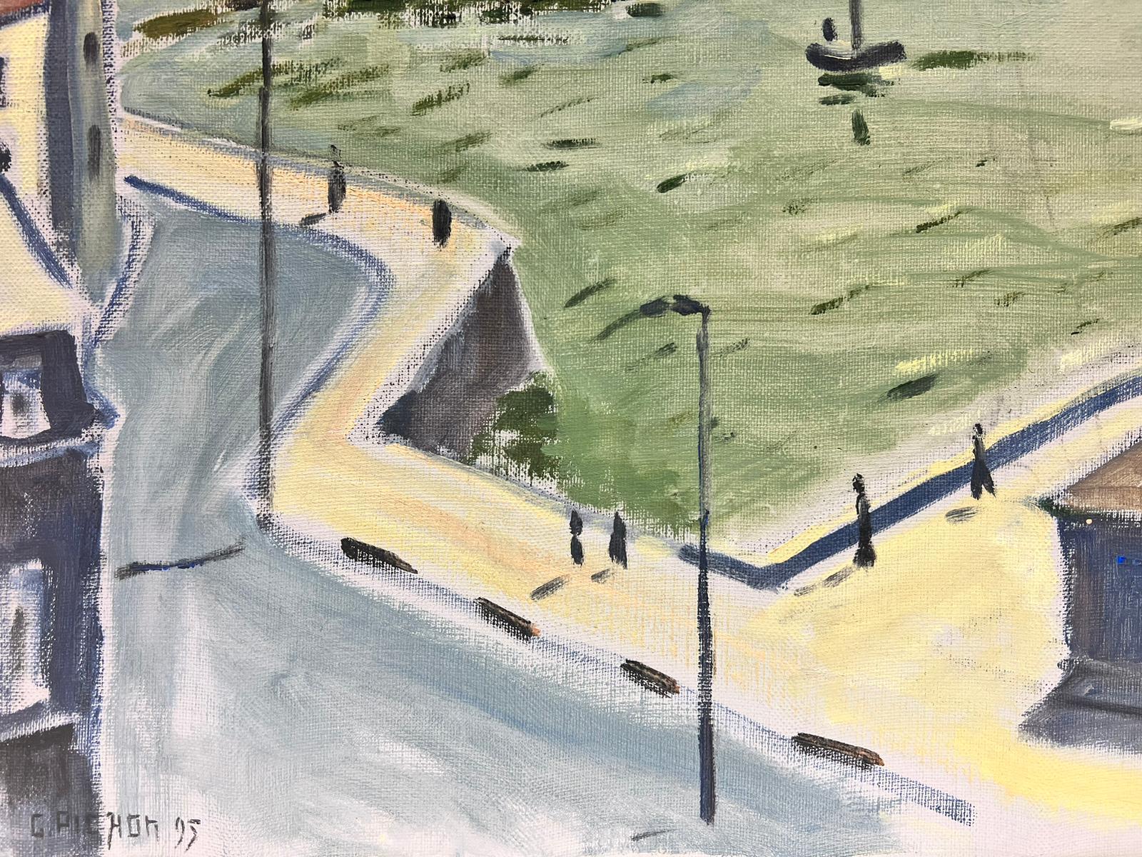 Porto di Dieppe
di Guy Pichon (1933-2007)
olio su tela, senza cornice
firmato 
tela: 21 x 26 pollici

provenienza: collezione privata, Francia 
Il dipinto è in condizioni molto buone e presentabili.
