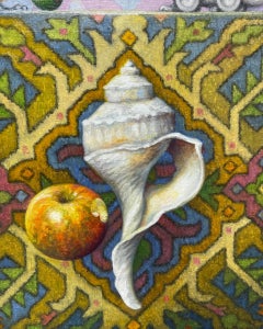 « Analyse d'un lever de soleil » - nature morte surréaliste, fleurs, motifs, animaux