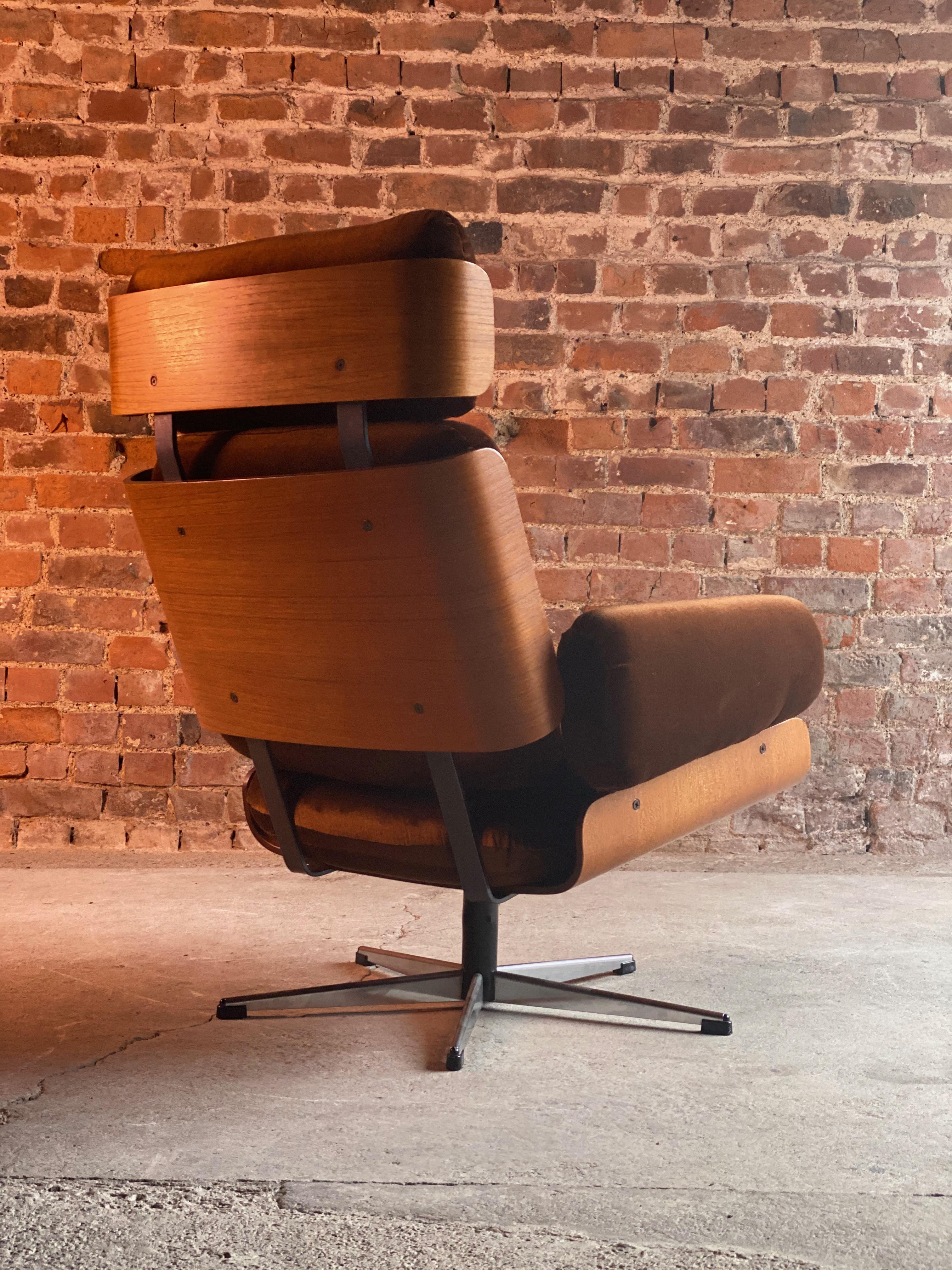 Guy Rogers Lounge Chair Eames Plycraft Style Mad Men Era Midcentury, 1960s 3