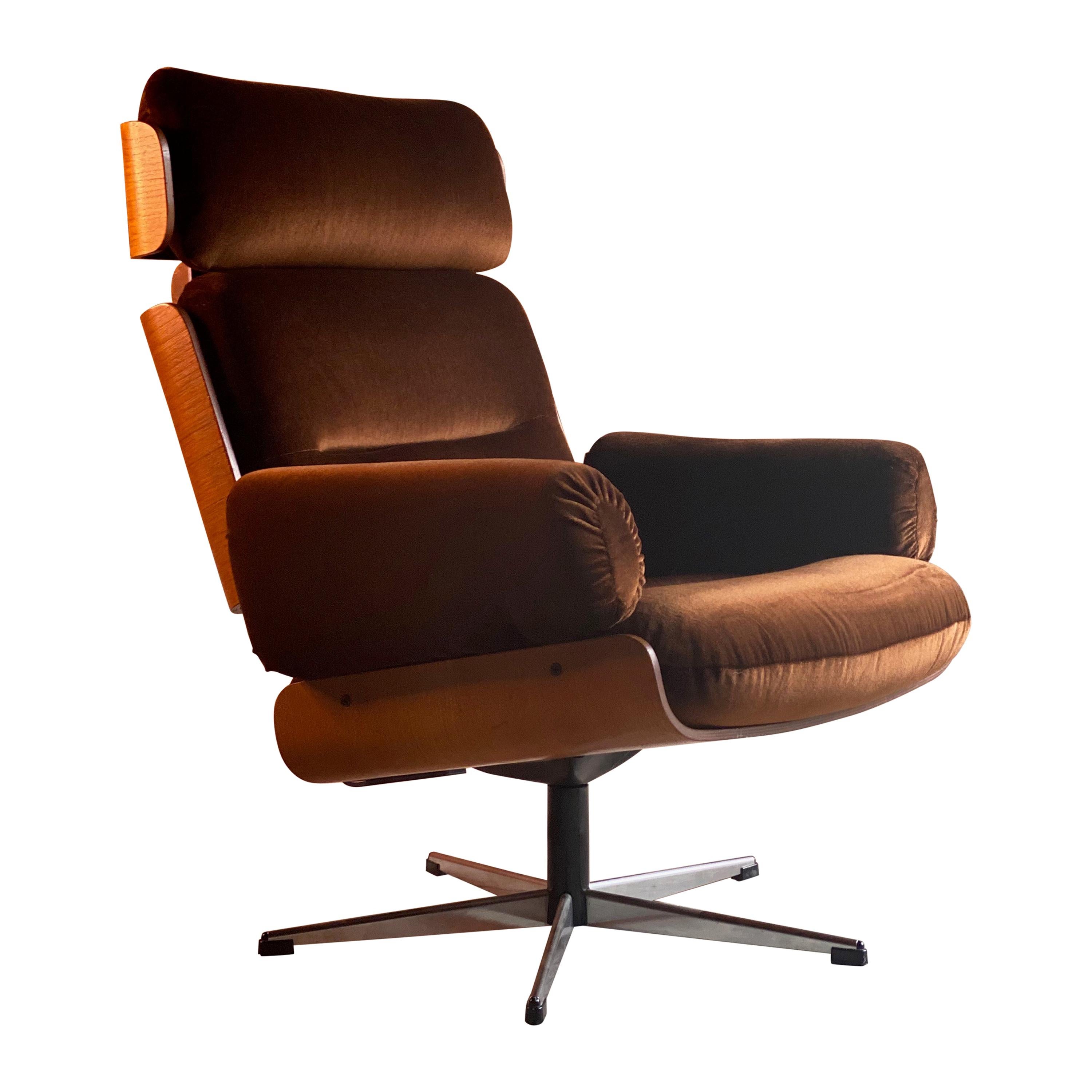 Guy Rogers Lounge Chair Eames Plycraft Style Mad Men Era Midcentury, 1960s