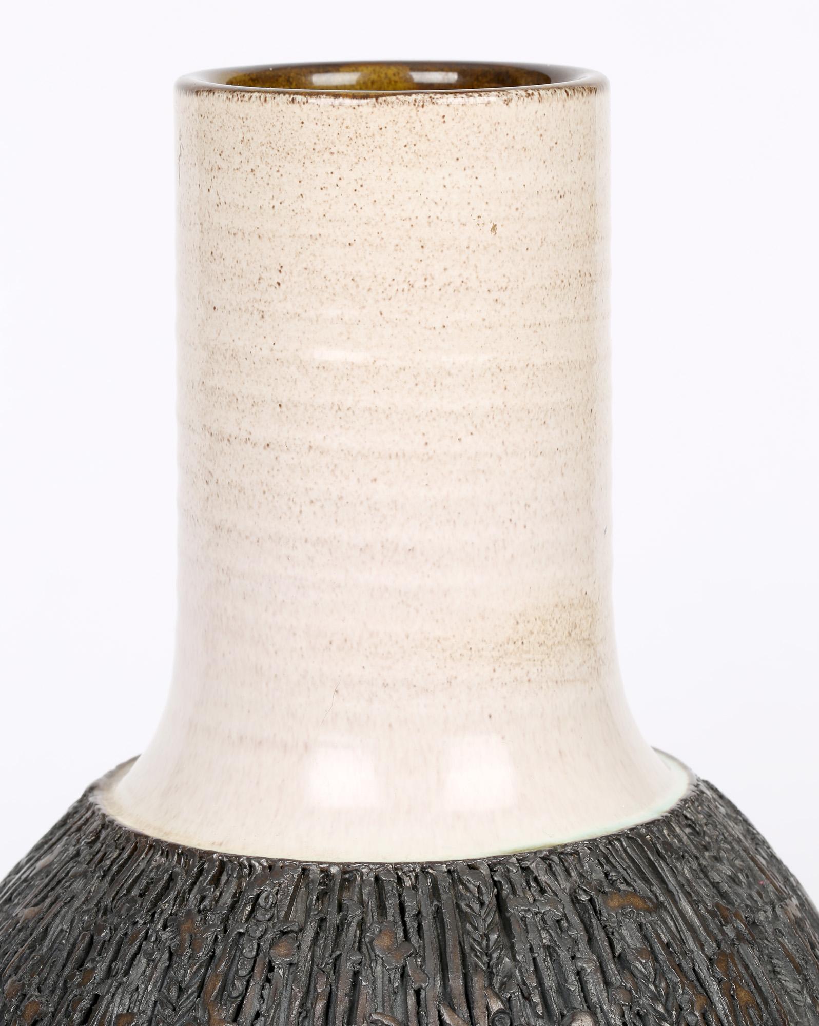 Guy Sydenham Große englische Poole Studio Pottery Atlantis-Vase im Angebot 2