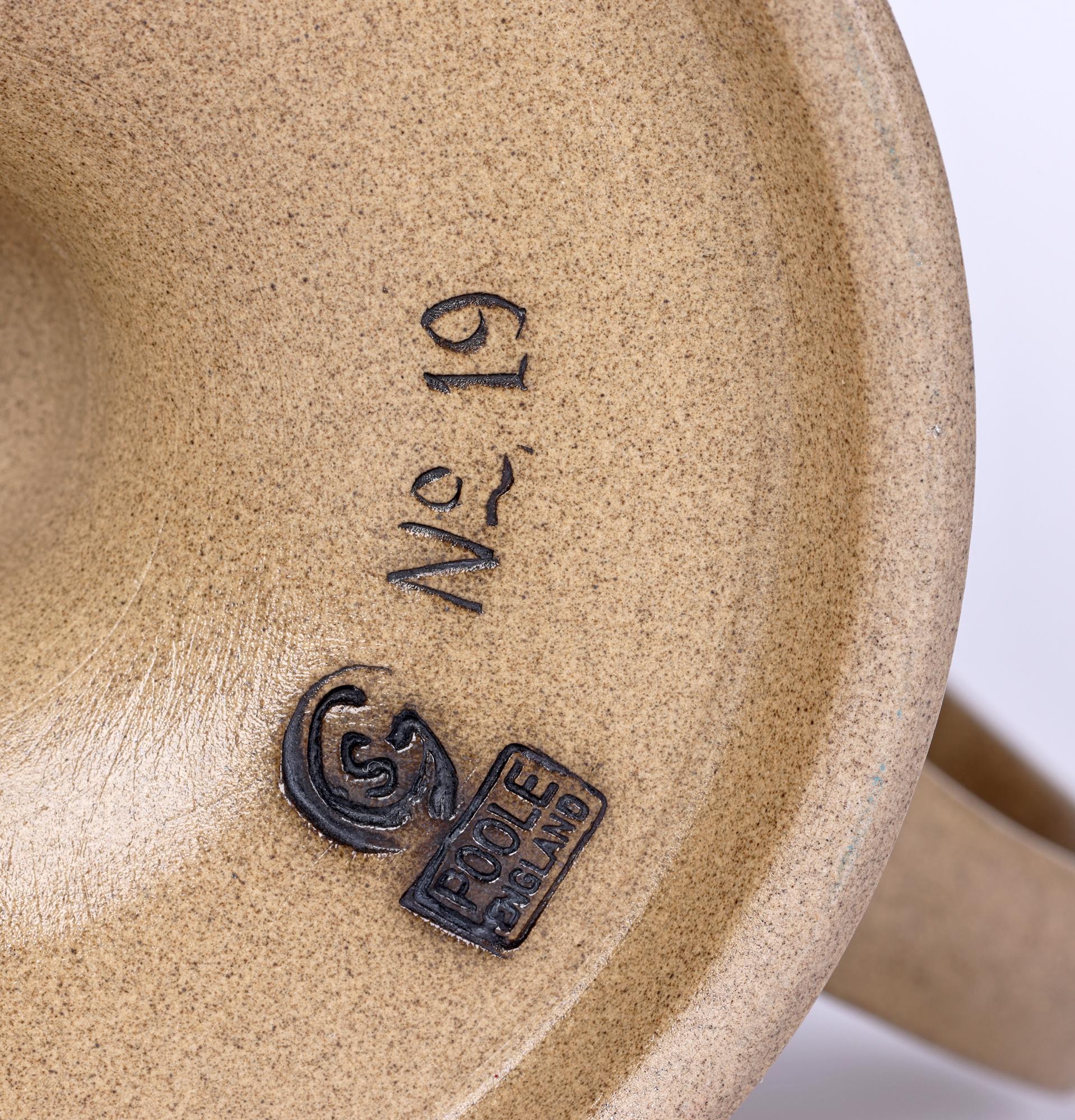 Guy Sydenham Poole Pottery Ltd Edn QEII Silver Jubilee Loving Mug For Sale 8