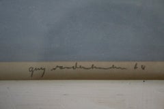 Guy Vandenbranden gouache su carta firmata e datata 68