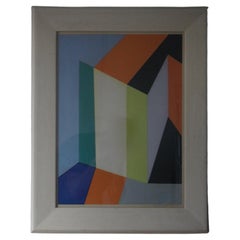 Guy Vandenbranden gouache on paper signed and dated 68