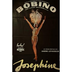 1975 original poster - Guy Ventouillac - Bobino - Josephine Baker