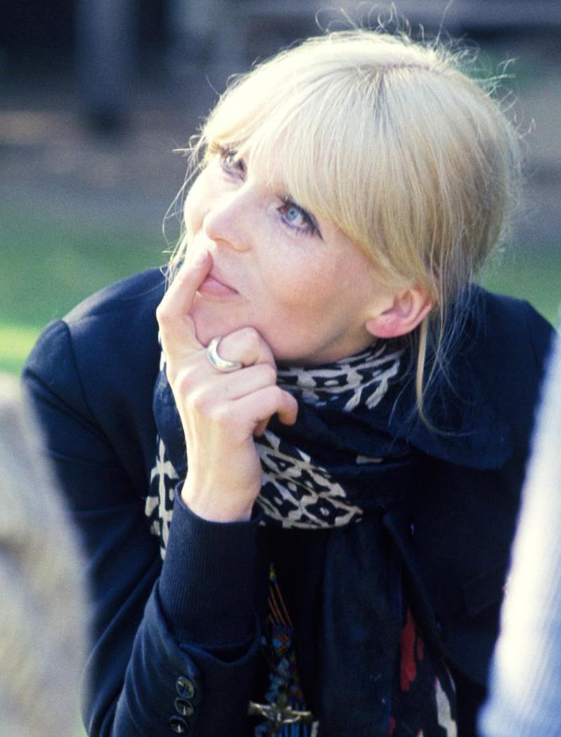 Guy Webster Color Photograph - Nico, Thinking