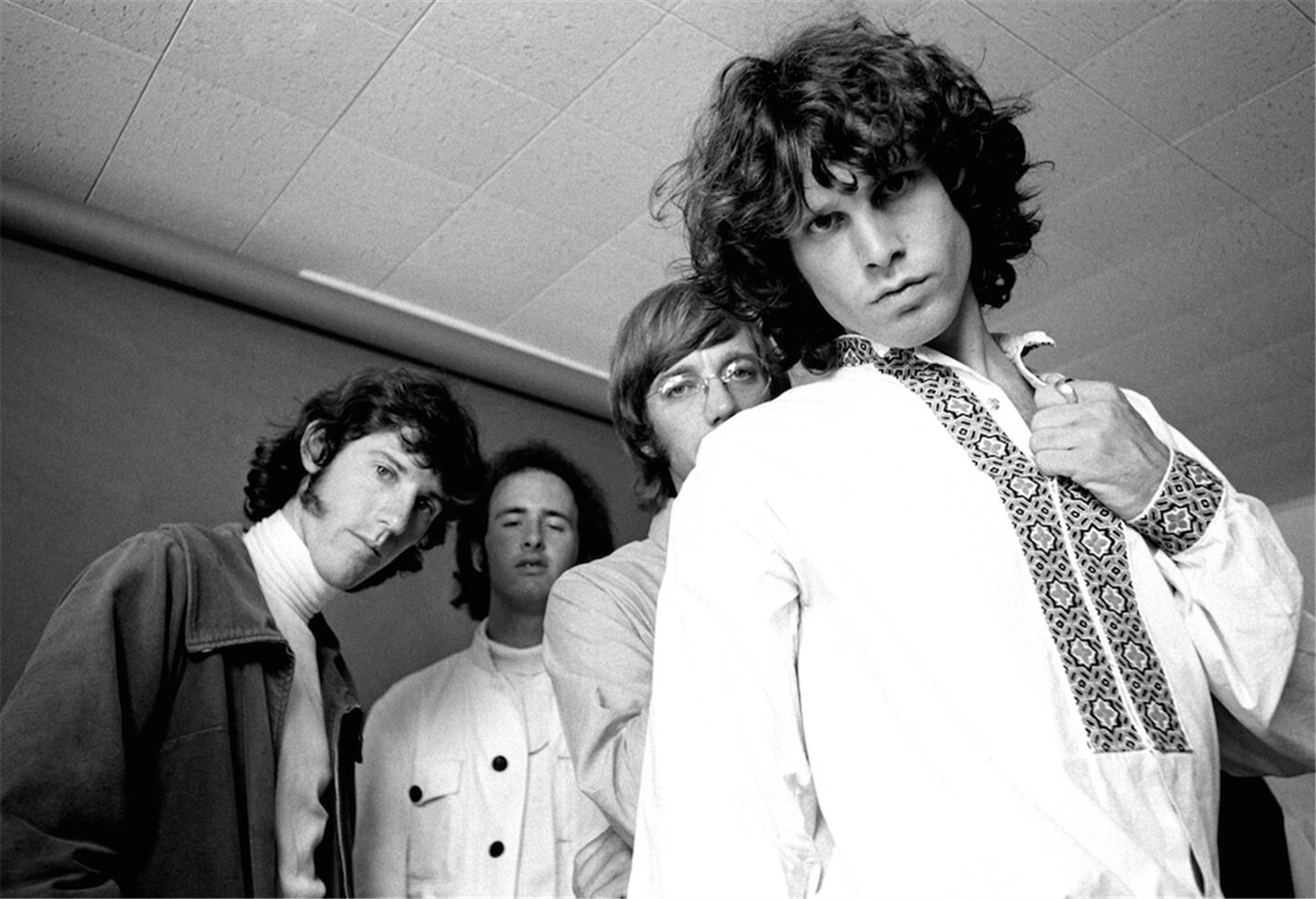 Guy Webster Black and White Photograph - The Doors, Studio