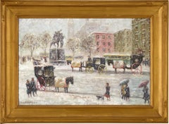 Invierno en la Plaza por Guy Wiggins