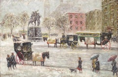 Invierno en la Plaza por Guy Wiggins