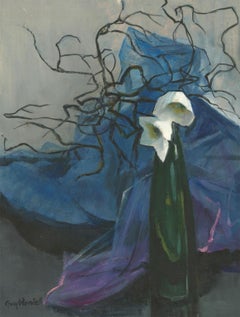 Guy Worsdell (1908-1979) – signiertes Ölgemälde, Stillleben mit Blumen