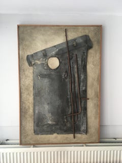 Guylaine Guy 1929 "L'hommede la Manche" 1988 "Technique Mixte" Large Format