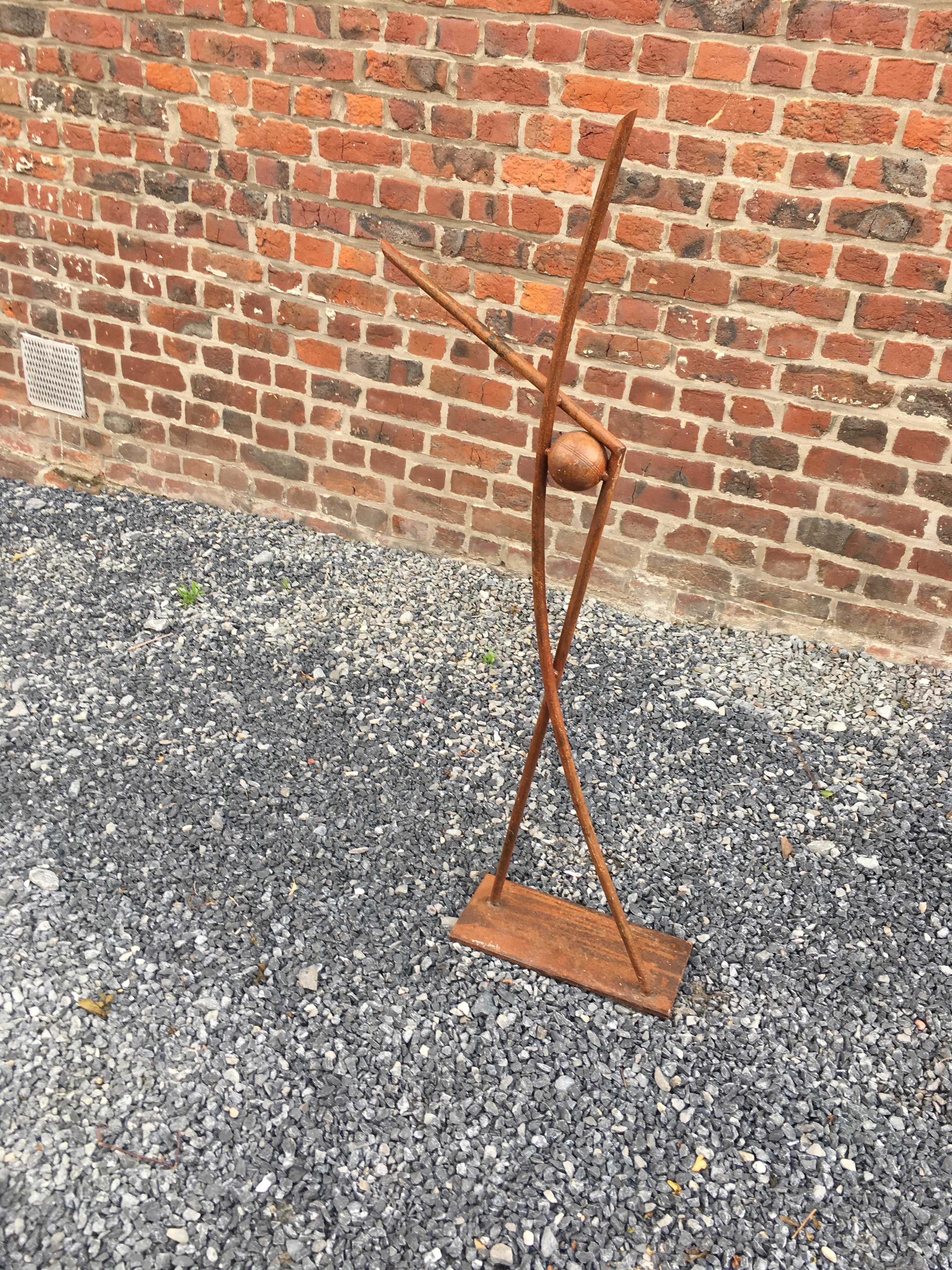 French Guylaine Guy '1929', Metal Assembly, circa 1980 For Sale