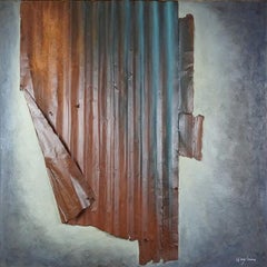 Guylaine Guy 1929 Onirism, 1986 "Technique Mixte" Large Format