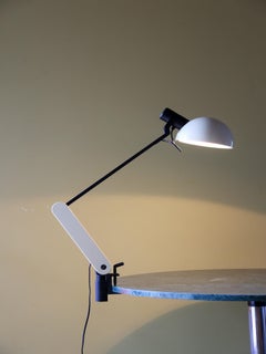 Guzzini Clamp Desk Lamp, Attributed to Bruno Gecchelin