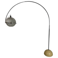 Guzzini FOCUS Arc Lamp by Fabio Lenci for Guzzini, 1960s