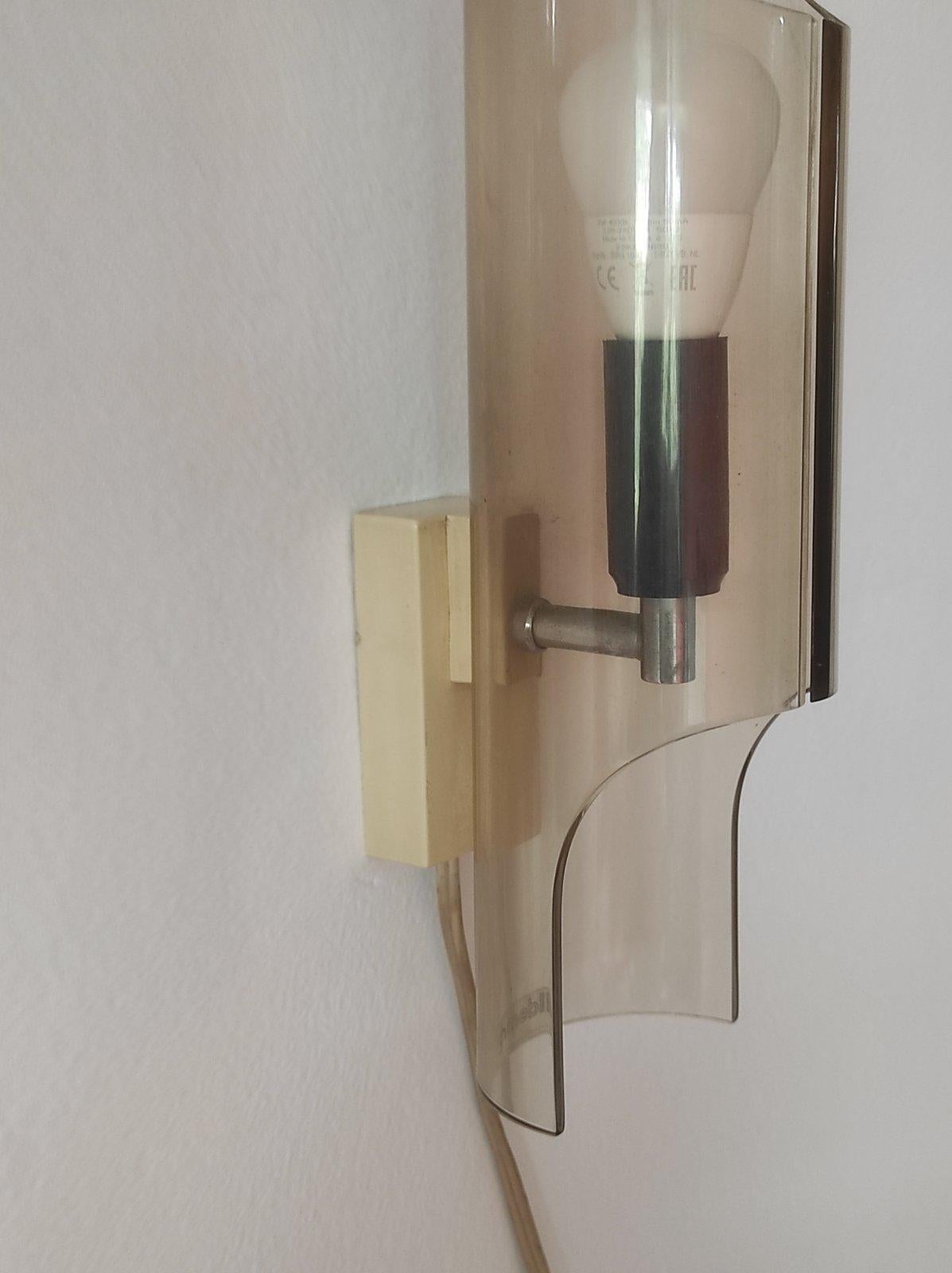 Guzzini Meblo Lámpara de pared Años 70 Plástico en venta