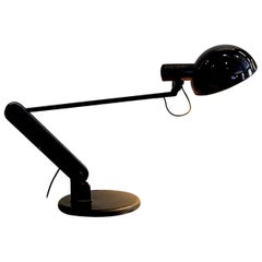 Retro Guzzini of Italy 1970s Very Large Articulated Desk Lamp