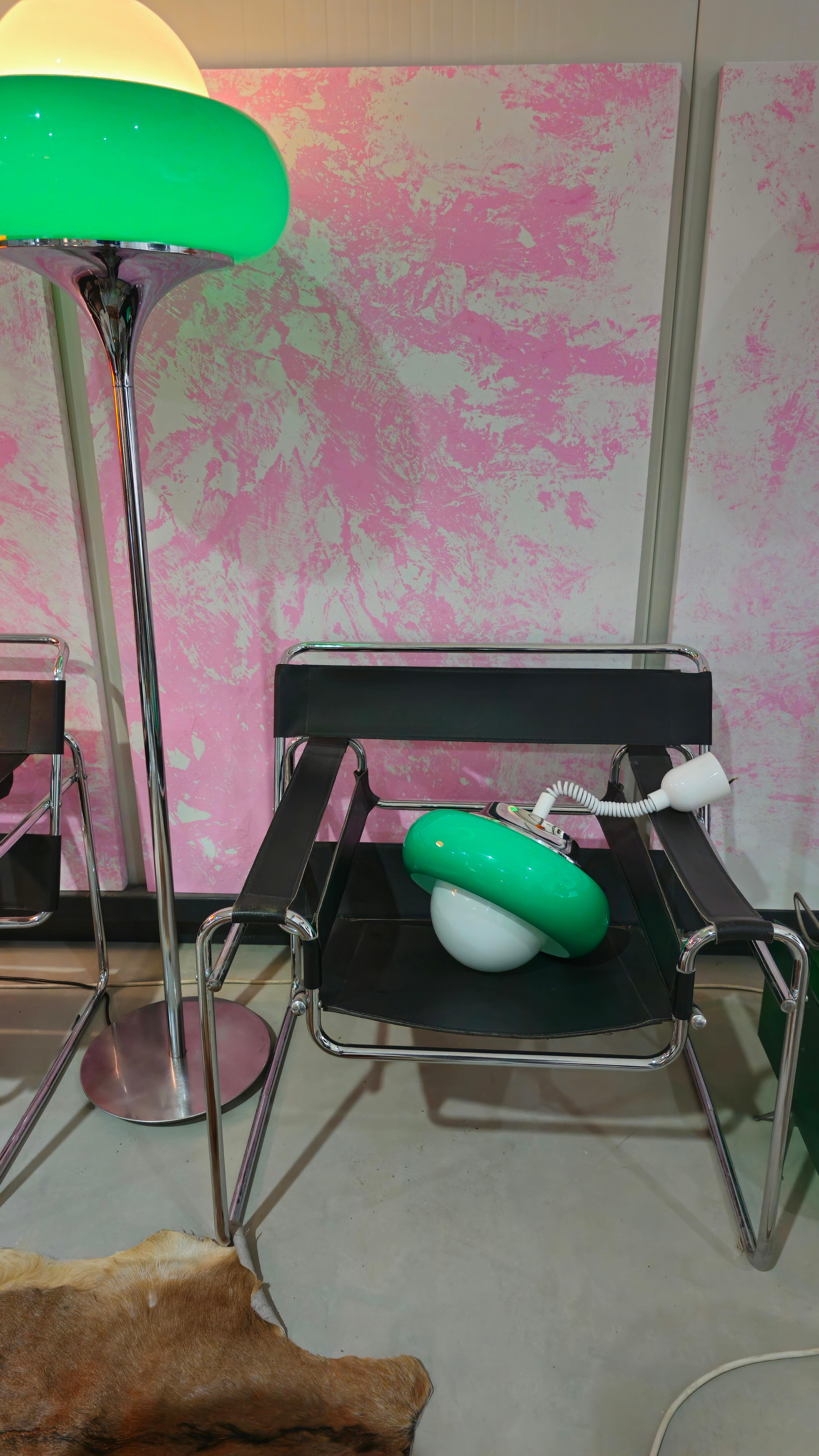 Guzzini Rare lampe à suspension verte en vente 2