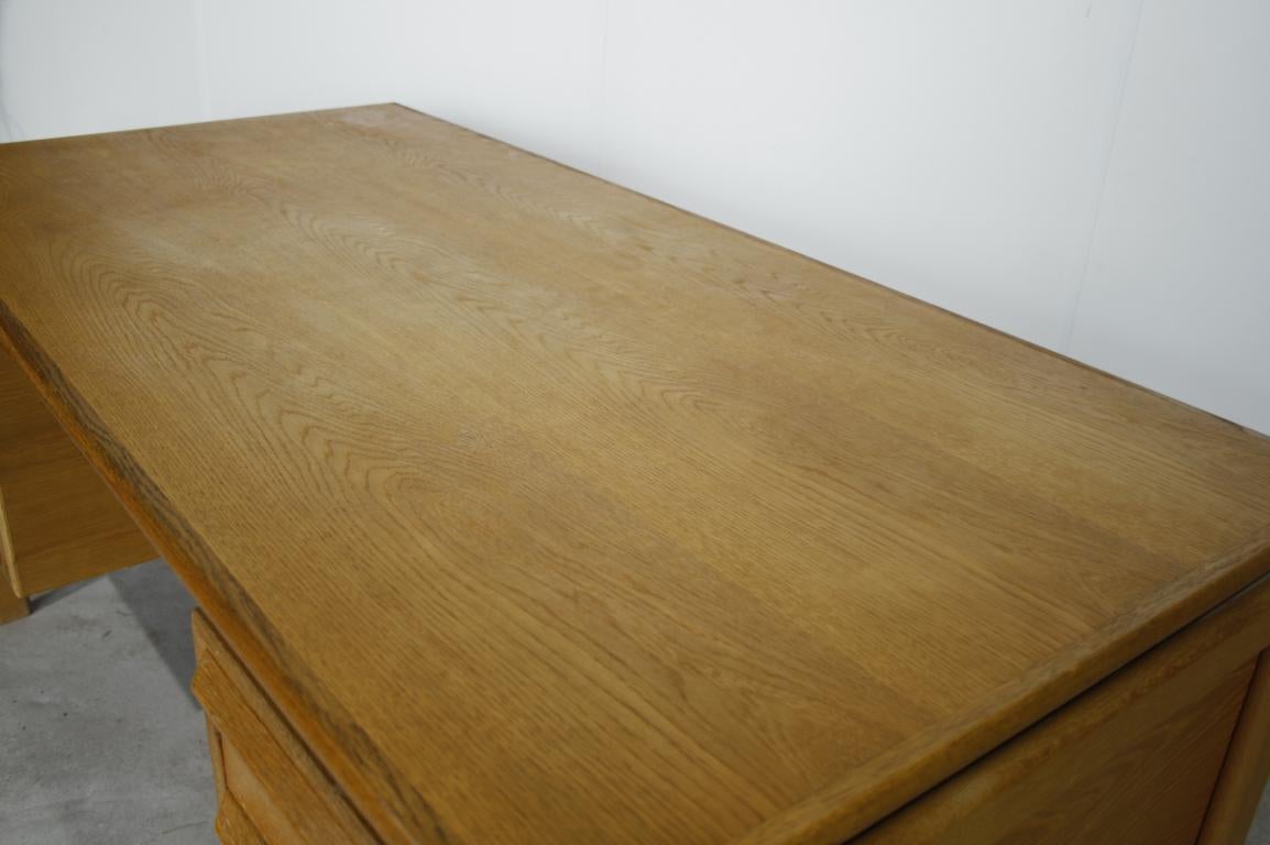 GV Gasvig for GV Møbler Oak Desk, Denmark, 1960s 3