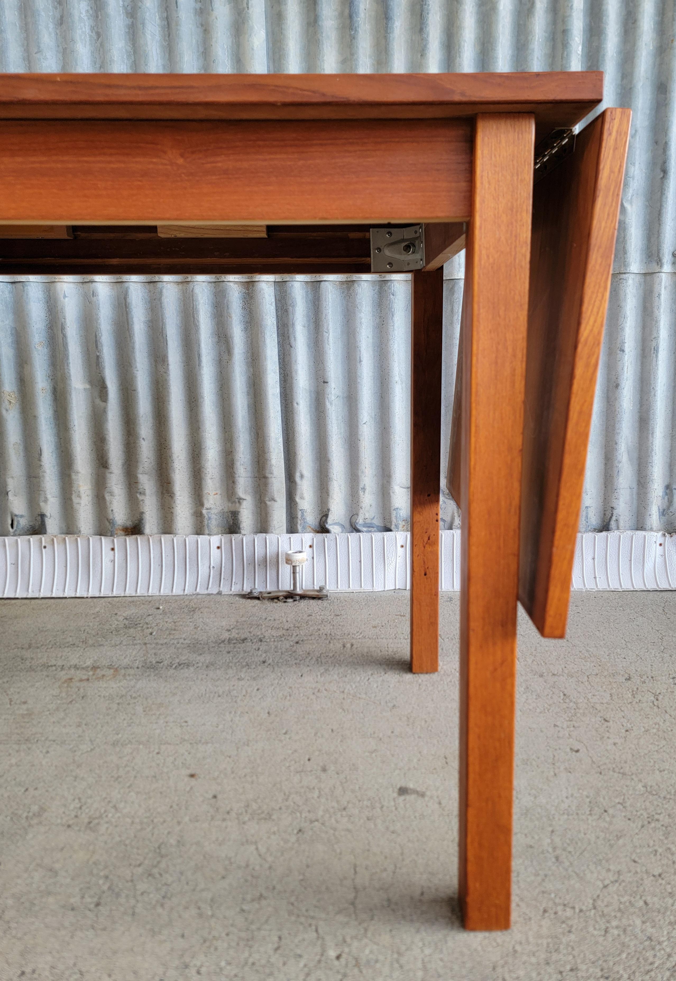 G.V. Mobler Teak Danish Modern Adjustable Desk 5