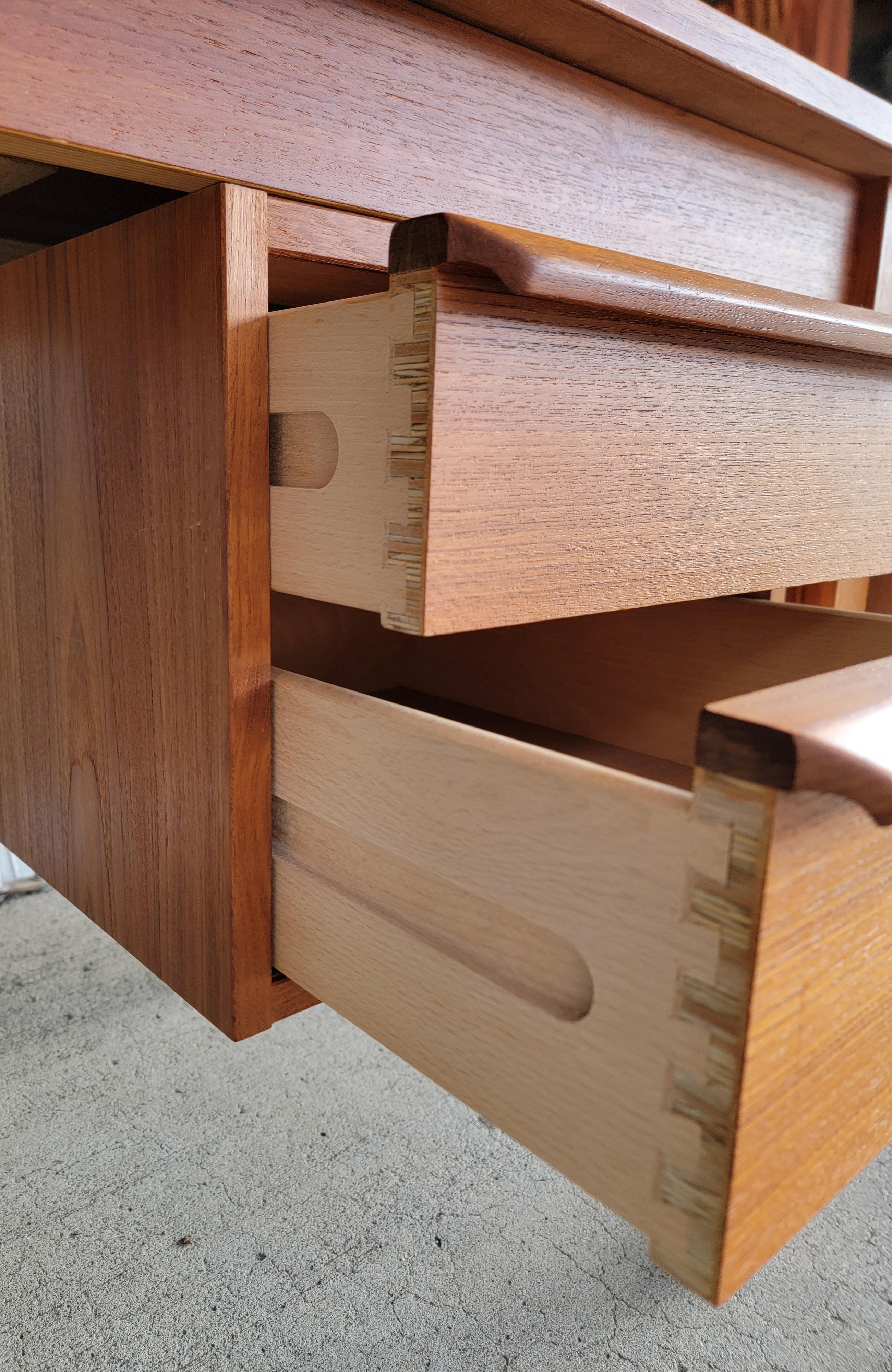 G.V. Mobler Teak Danish Modern Adjustable Desk 1