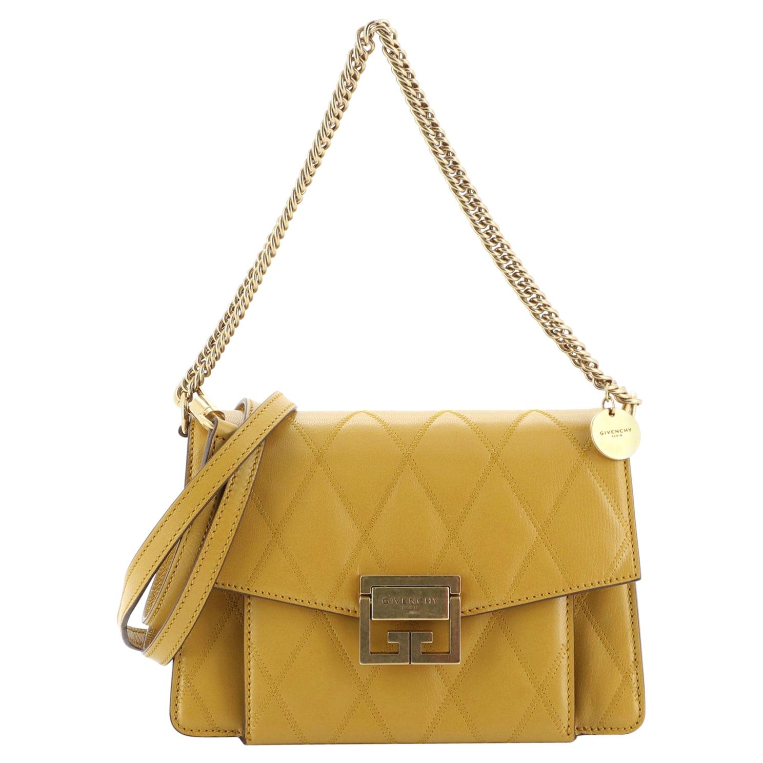 GV3 Flap Bag Quilted Leather Small