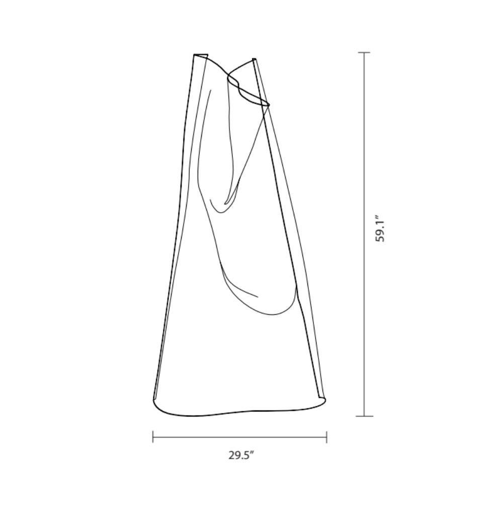 Lampada da terra Gweilo HAN GR con struttura in acrilico di Partisans per Parachilna In condizioni Nuovo in vendita a Barcelona, Barcelona