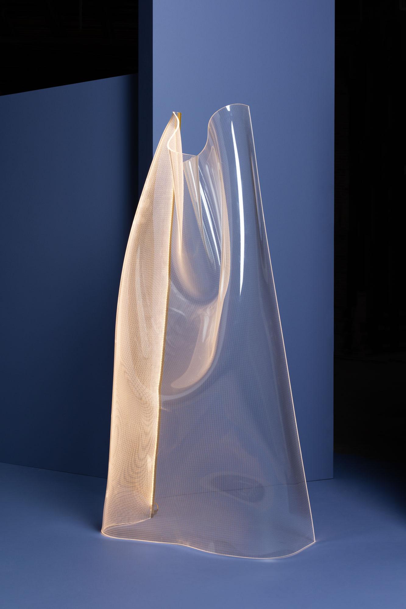 Lampada da terra Gweilo HAN GR con struttura in acrilico di Partisans per Parachilna in vendita 2