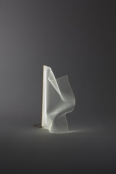 Gweilo Qin PE Floor Lamp in Silver Adonised by Partisans 2016