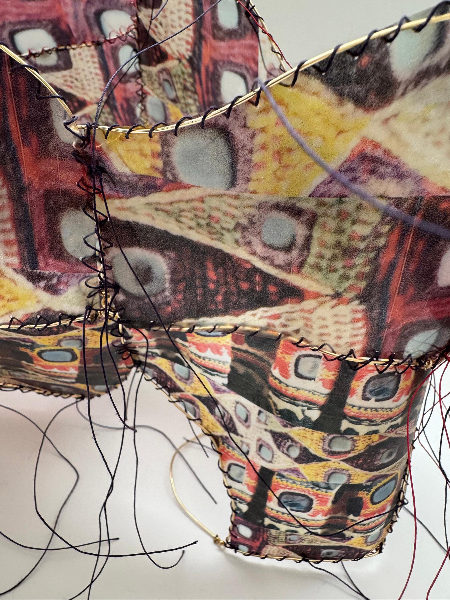 Luxurious Shoe - Mixed Media Shoe Sculpture - Contemporary Mixed Media Art by Gwen Samuels