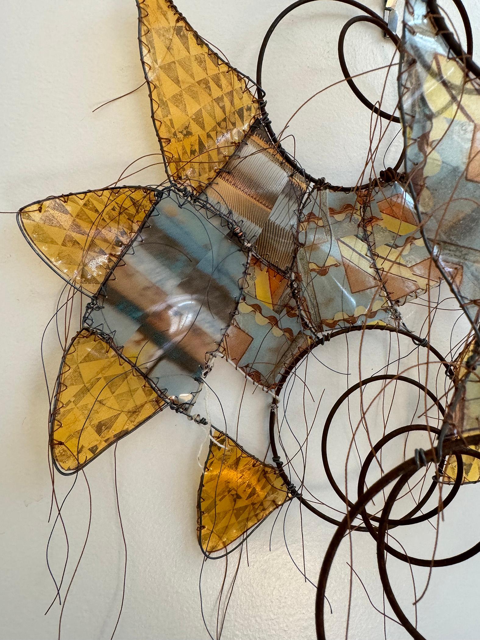 When the Stars Align - Found Objects Abstract Sculpture - Conceptual Mixed Media Art by Gwen Samuels