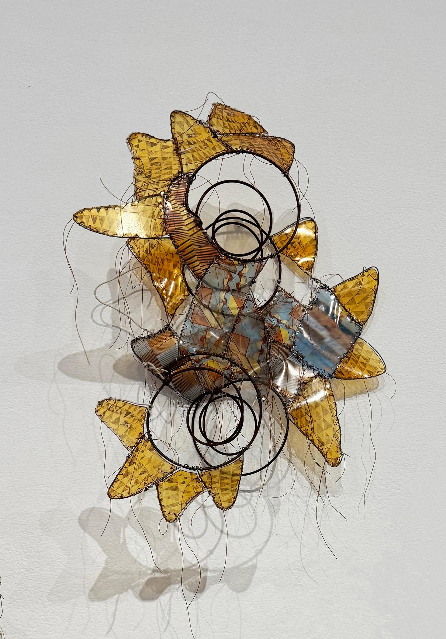 When the Stars Align - Found Objects Abstract Sculpture - Mixed Media Art by Gwen Samuels