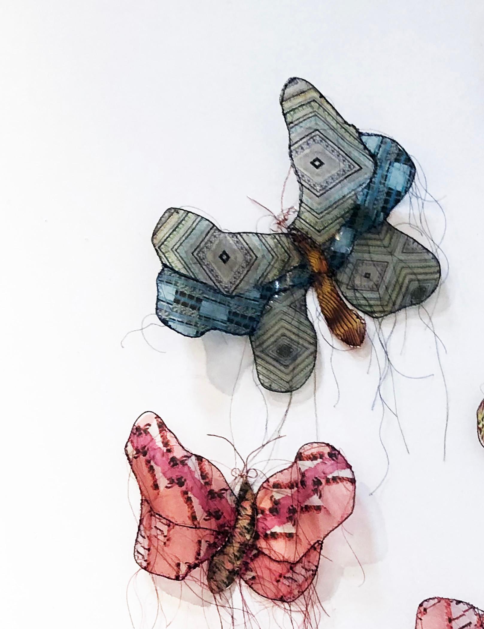 Eight Butterflies
40.0 x 32.0 x 1.5, 1.0 lbs 
Mixed Media
Hand signed by artist 

Artist's Commentary: 
