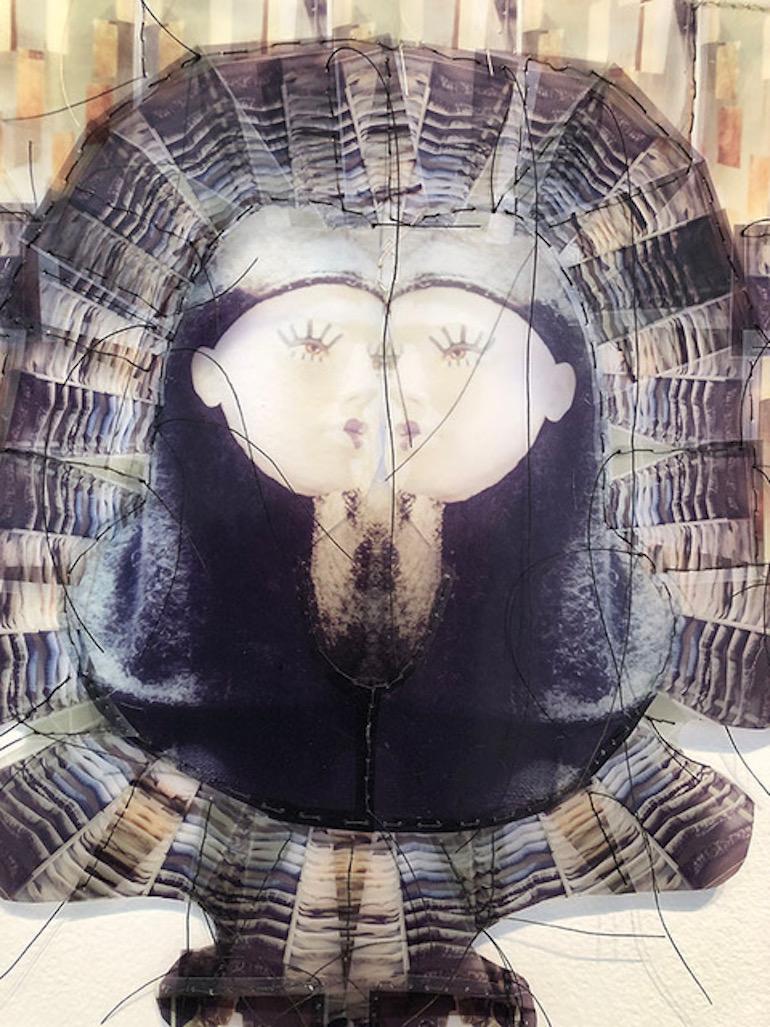 Merging Styles and Cultures, Original Contemporary Mixed Media Installation For Sale 1