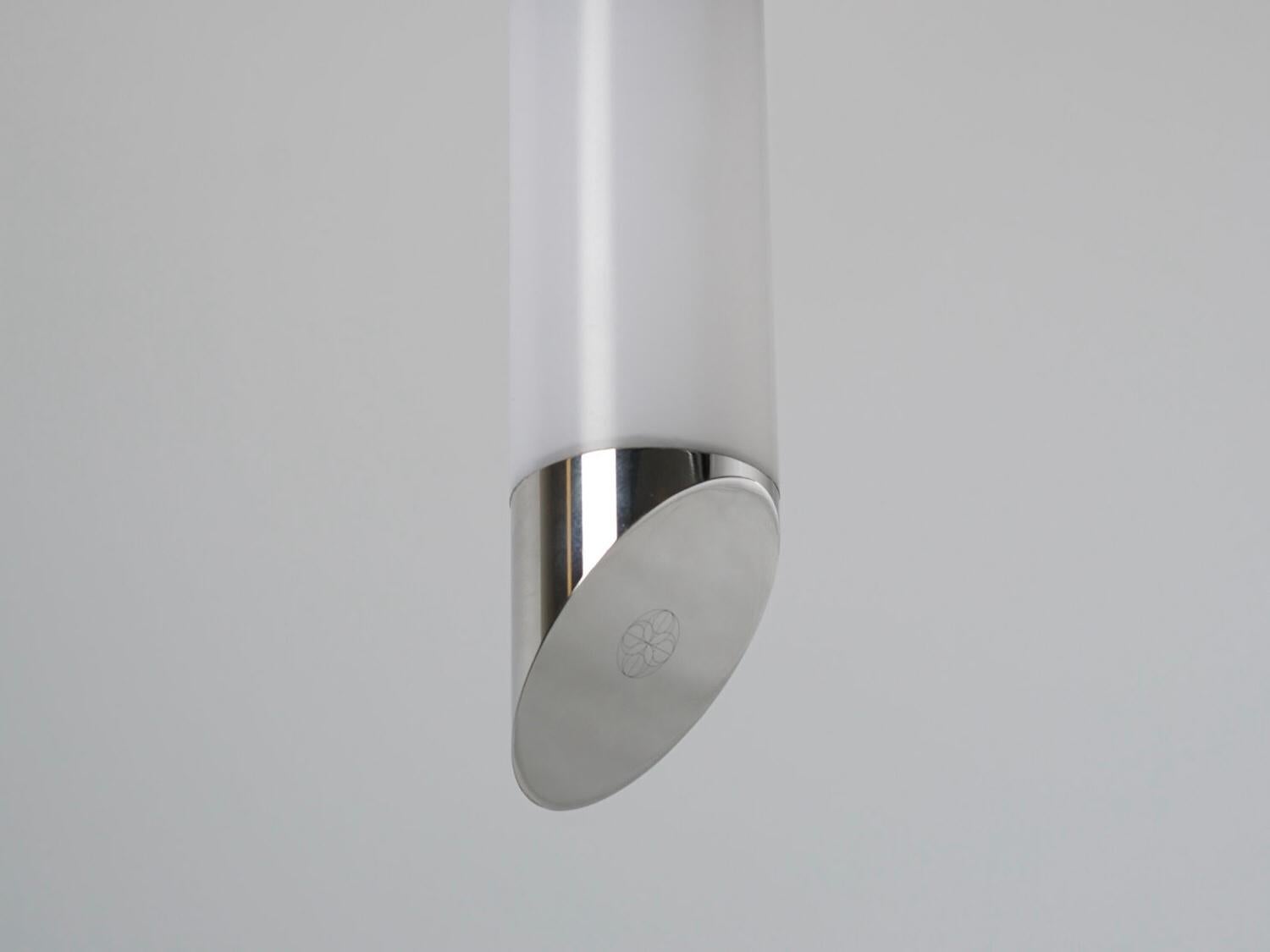 Gwen Single Contemporary Sculptural LED Pendant, Solid Brass, Config 3 For Sale 2