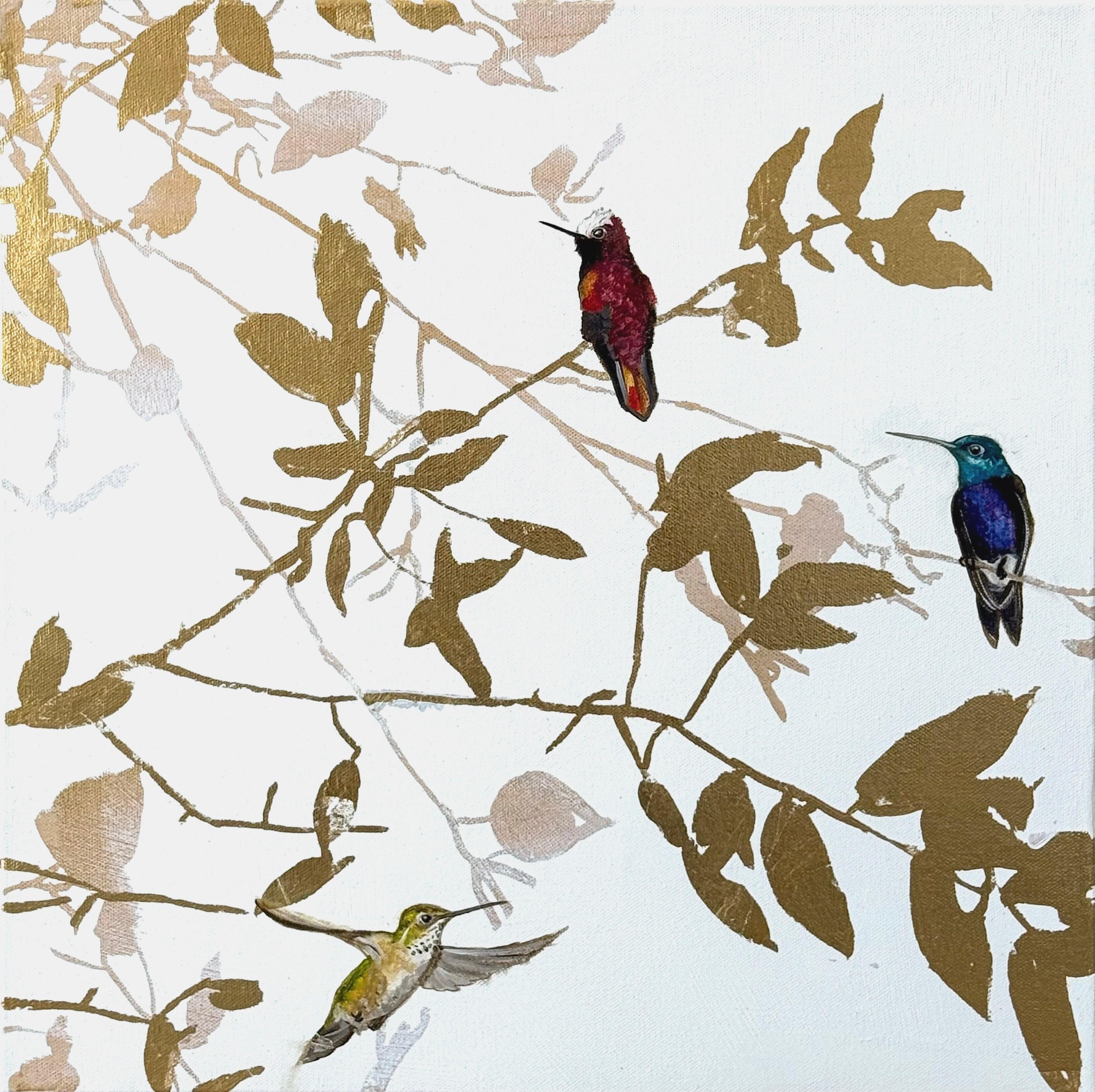 Gwen Wong Figurative Painting - A Charm of Color
