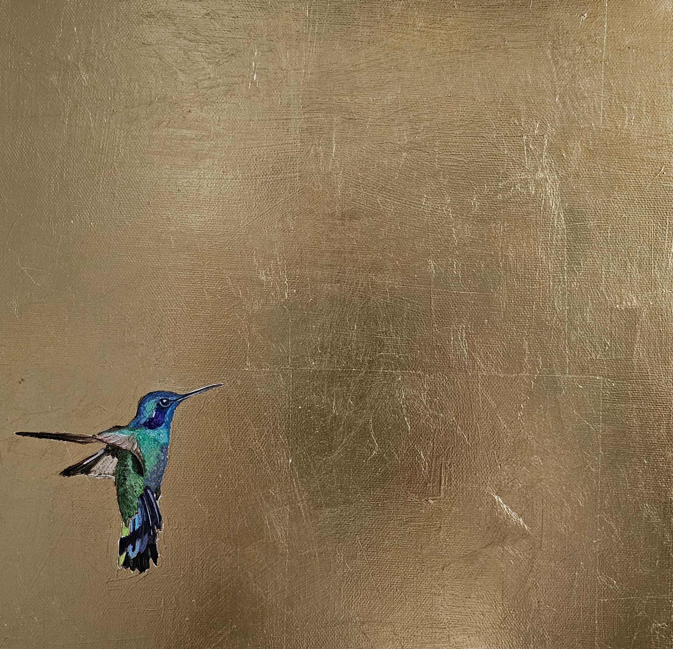Gwen Wong Figurative Painting – Moment