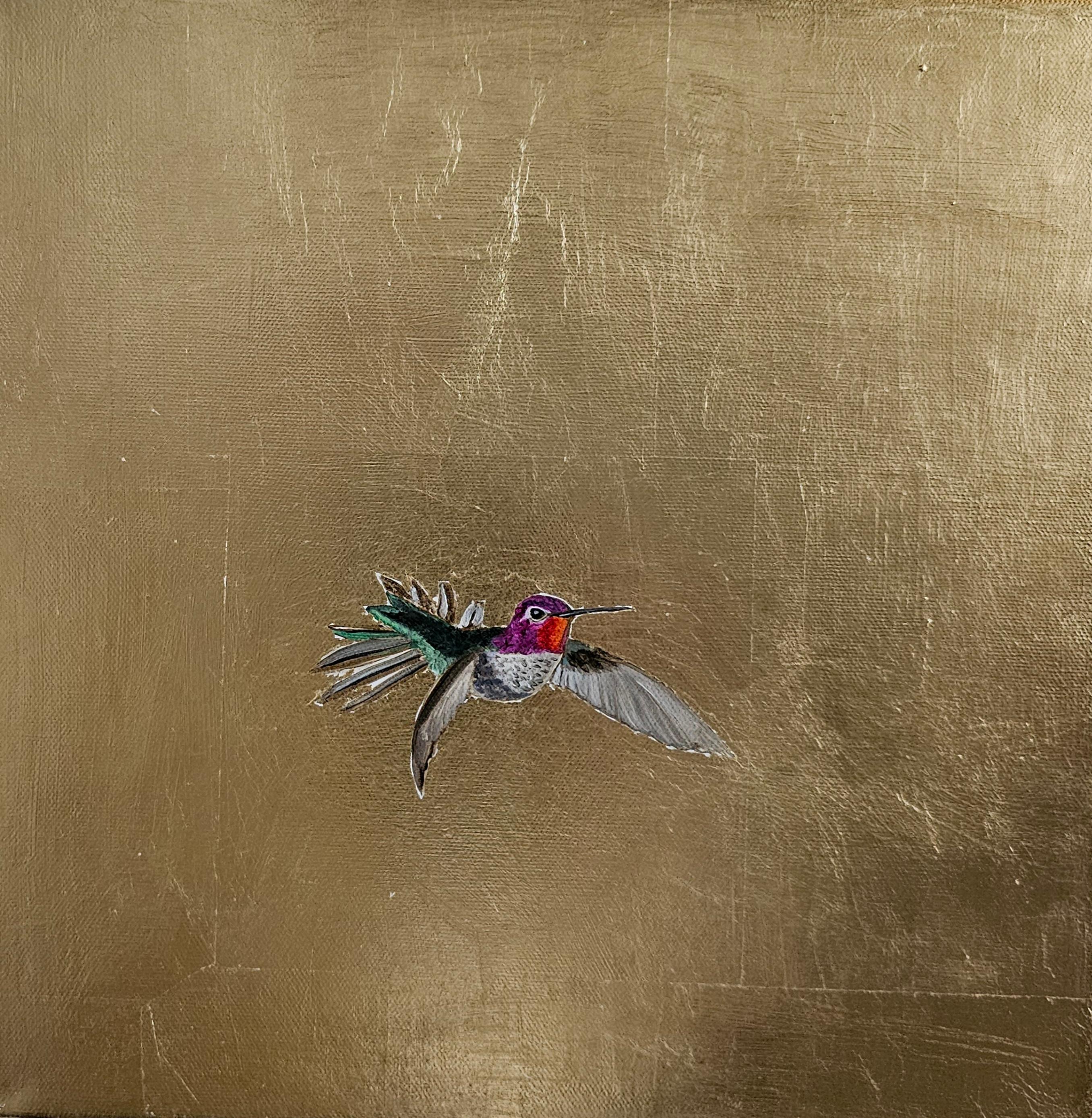 Gwen Wong Figurative Painting – Aufenthalt