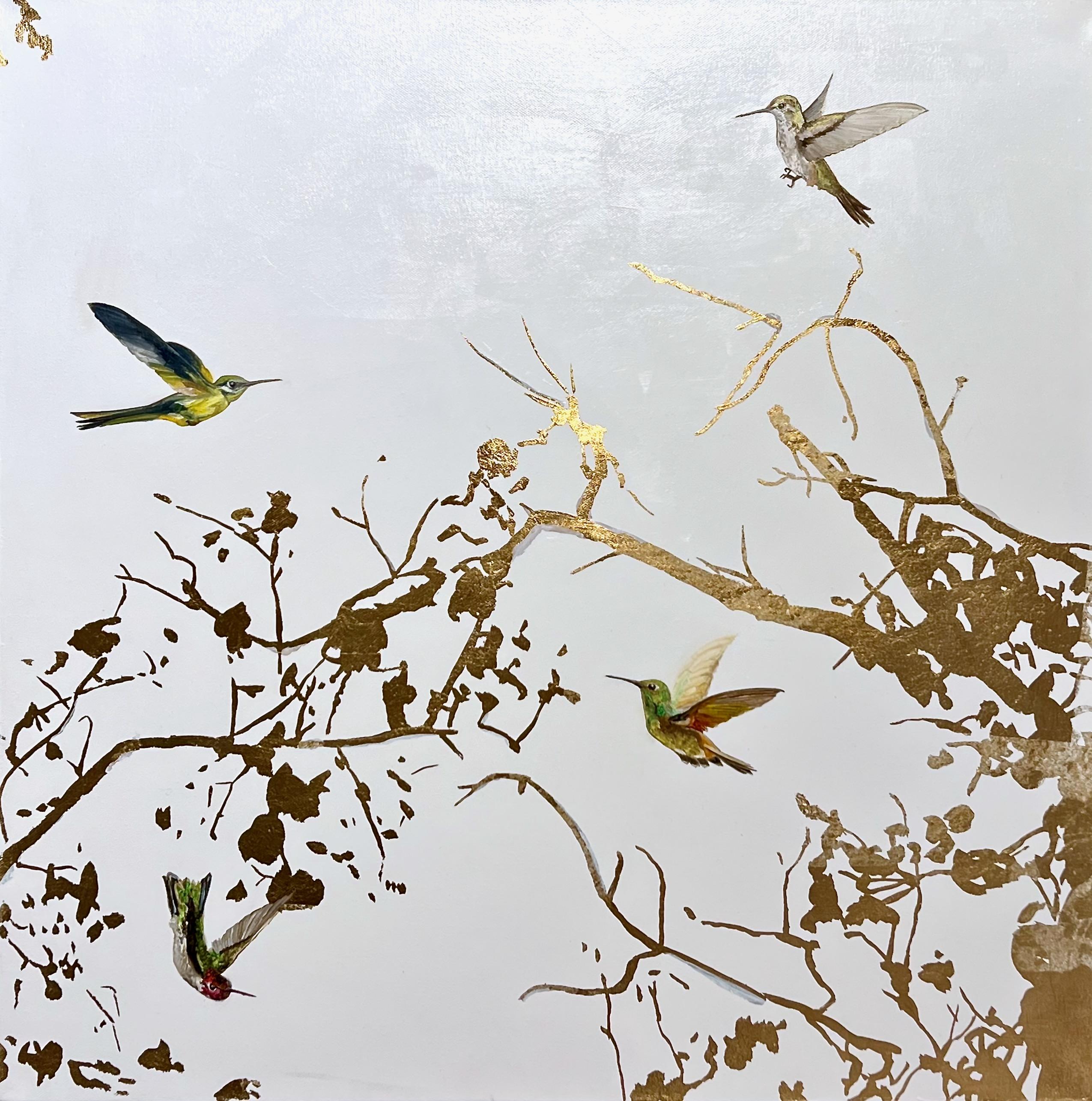 Gwen Wong Animal Painting - Transitory Stillness I