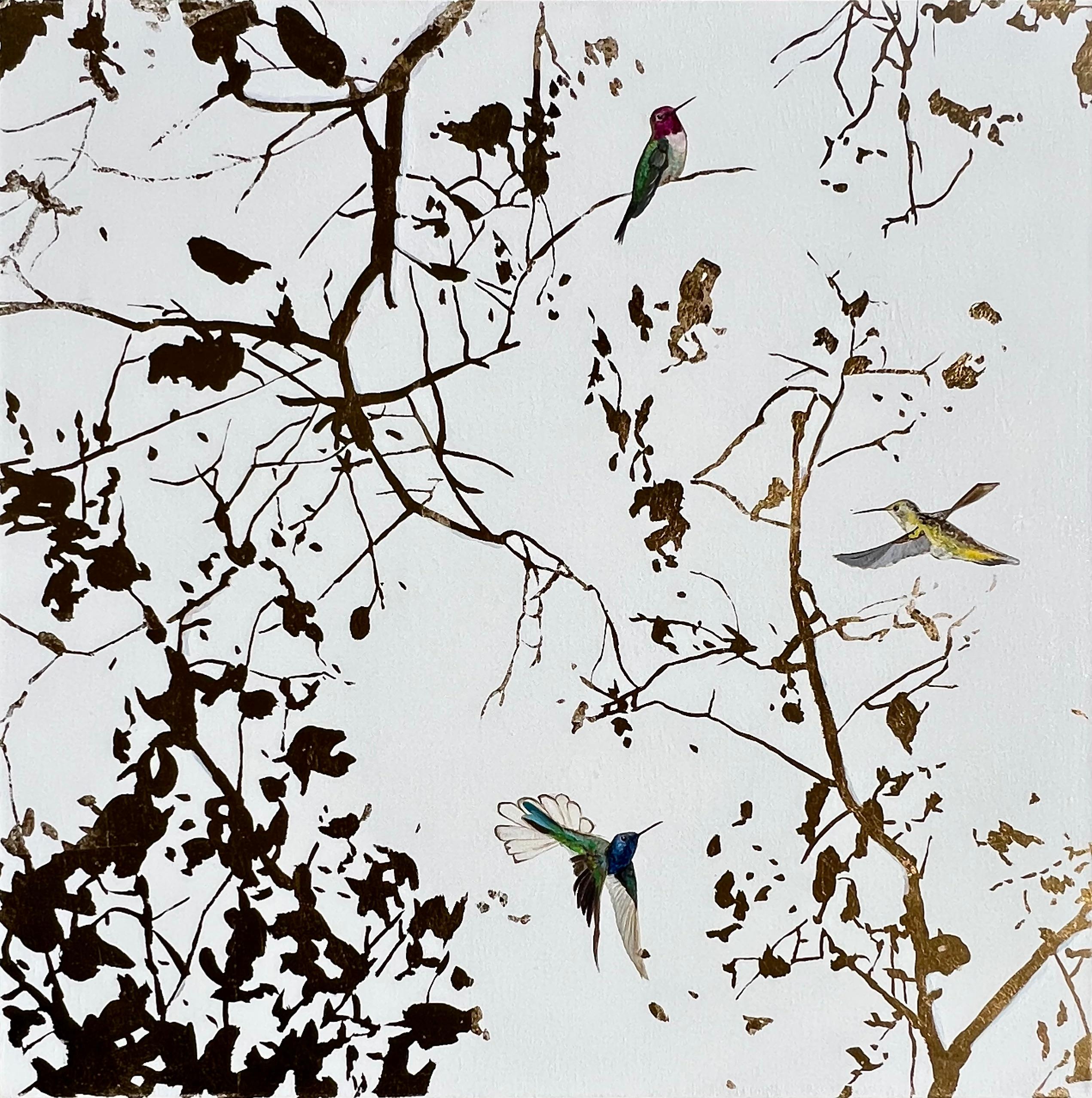 Gwen Wong Animal Painting - Transitory Stillness II