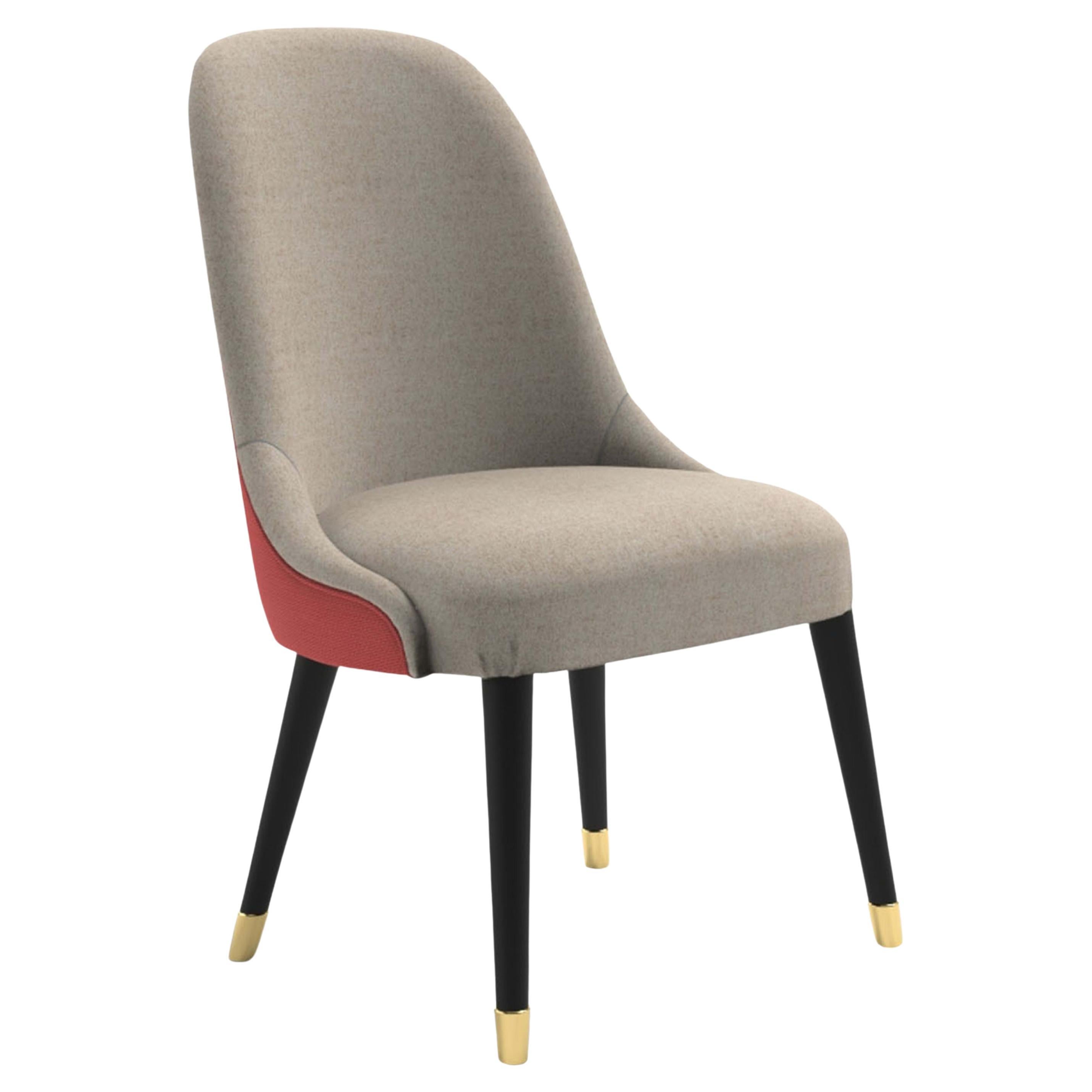 Gwenda Gray & Coral Chair For Sale