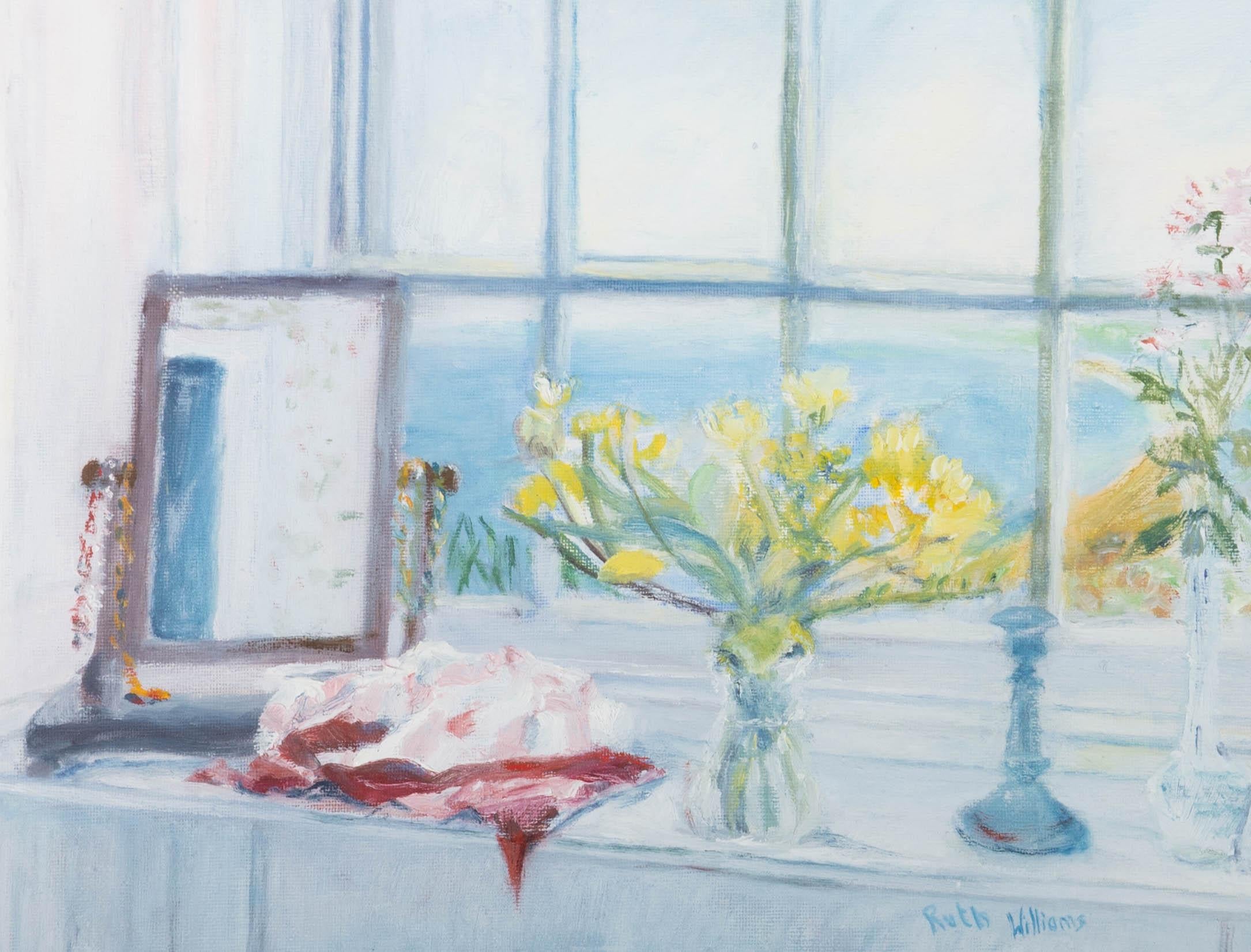 Ruth Williams - Contemporary Oil, Ocean View - Painting by Gwendolen Jackson