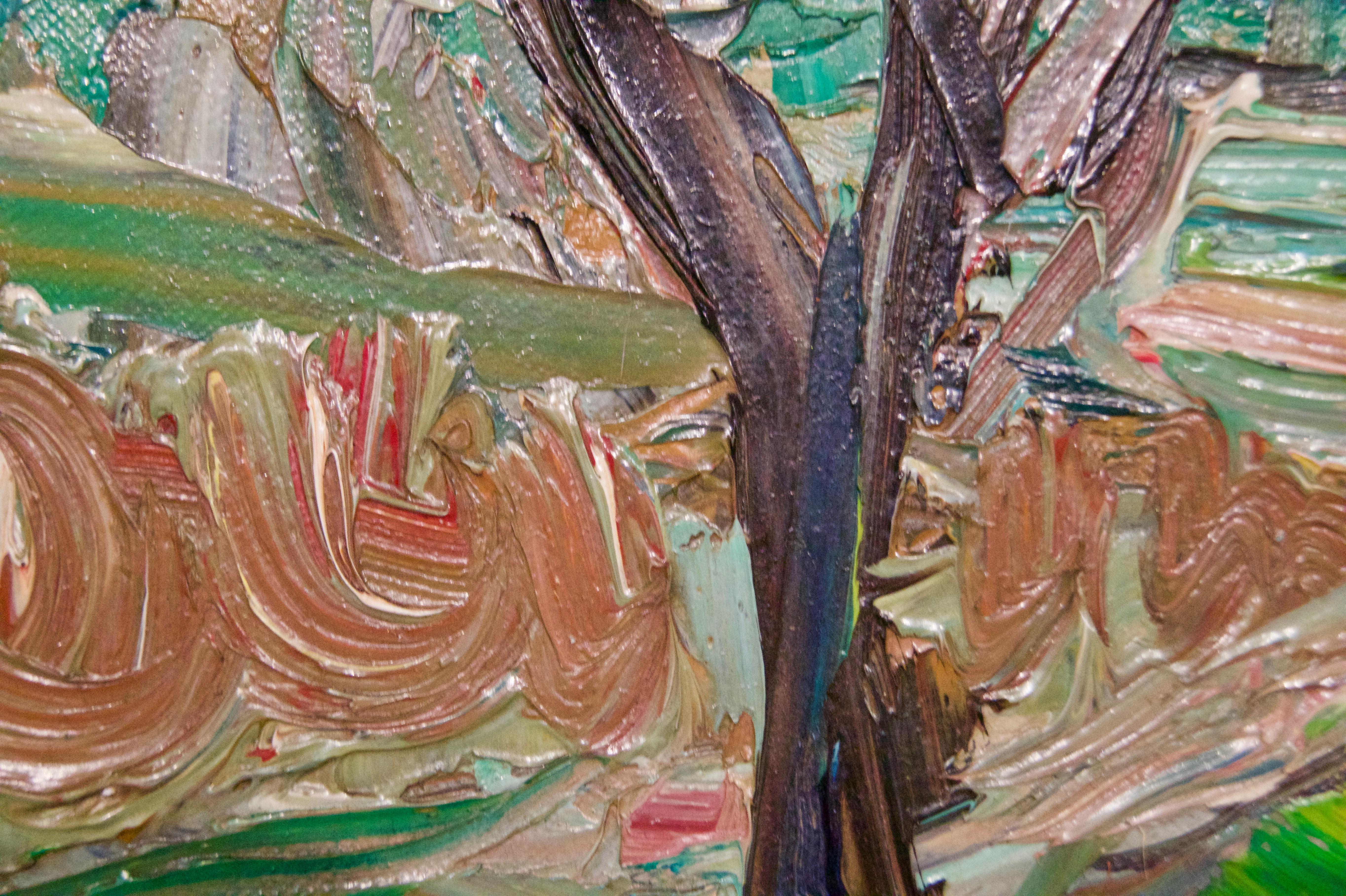 Gwendolyn Collins fue una pintora adinerada que realizó la mayor parte de su obra entre 1922 y 1933.  Vivía en una calle de Mount Street, en Mayfair, y no se unió a ningún grupo o sociedad artística.  

Cuando se compró su estudio hace varios años,