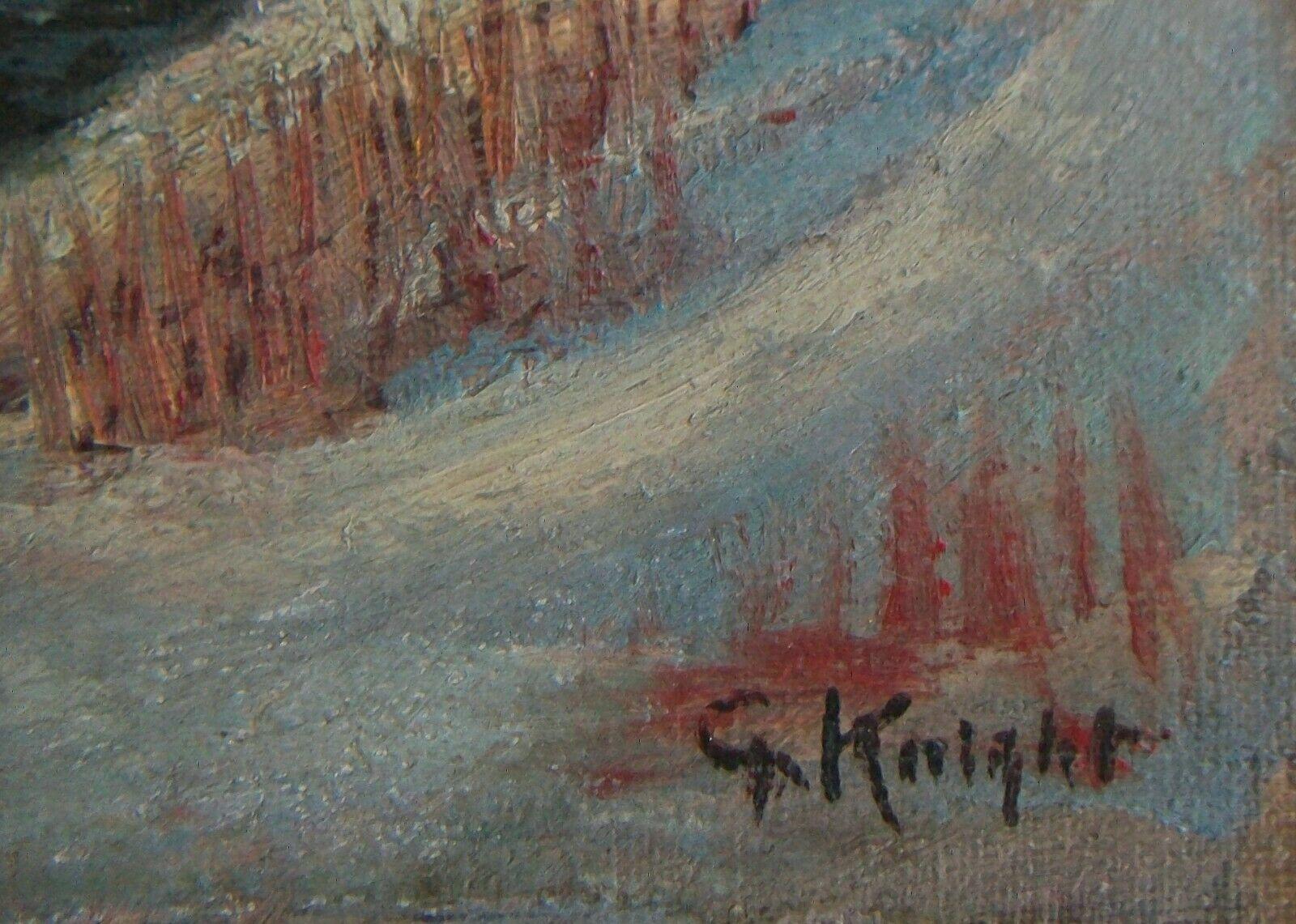 Gwendolyn Knight, peinture de paysage post-impressionniste, États-Unis, vers les années 1950 en vente 1