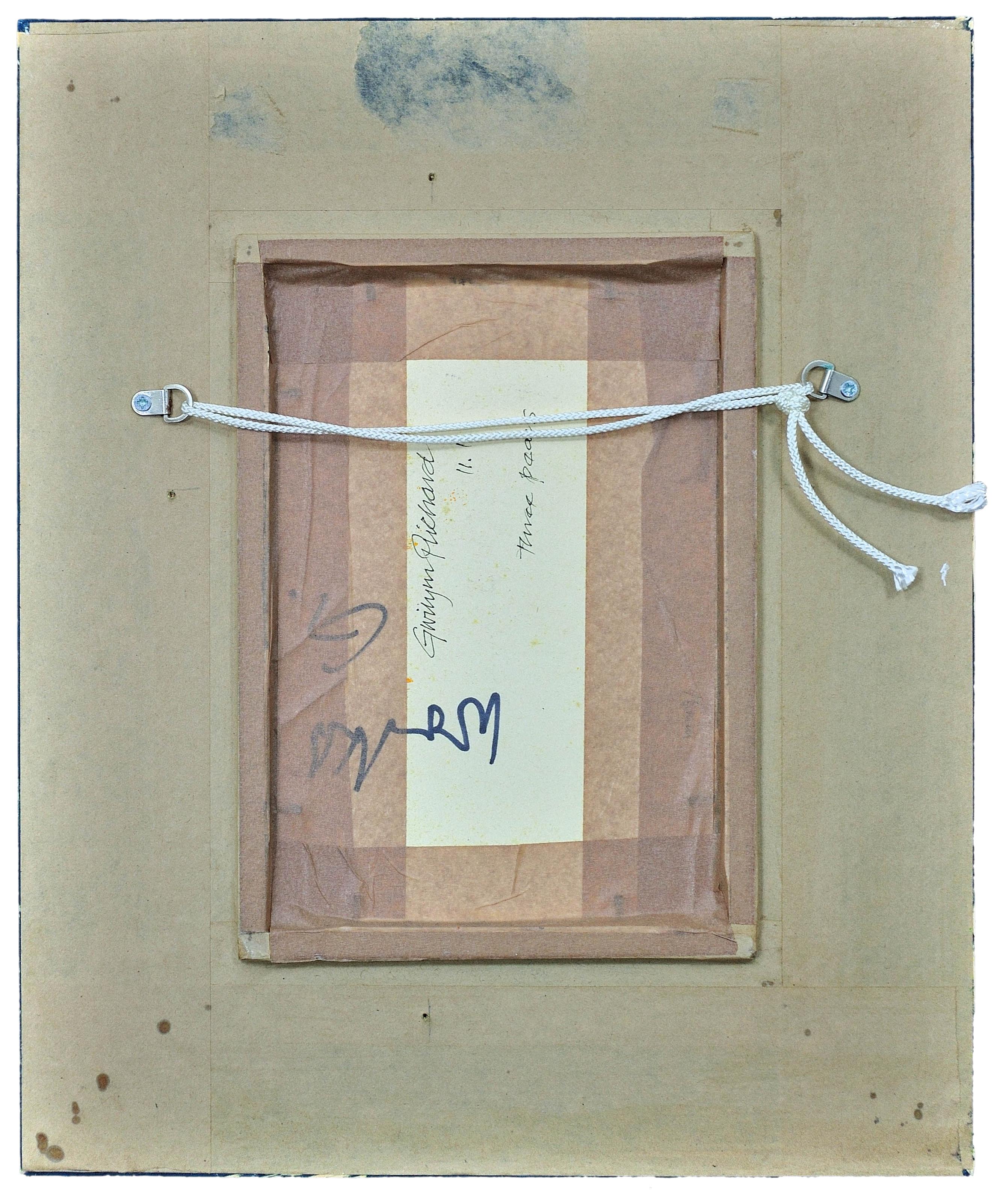 Gwilym Prichard.
Waliser ( geb.1931 - gest.2015 ).
Drei Birnen, 2011.
Öl auf Leinwand Karton.
Signiert mit einem Monogramm unten links.
Bildgröße 9 Zoll x 6,1 Zoll (23cm x 15,5cm).
Rahmengröße 17,7 Zoll x 14,6 Zoll (45cm x 37cm).

Dieses