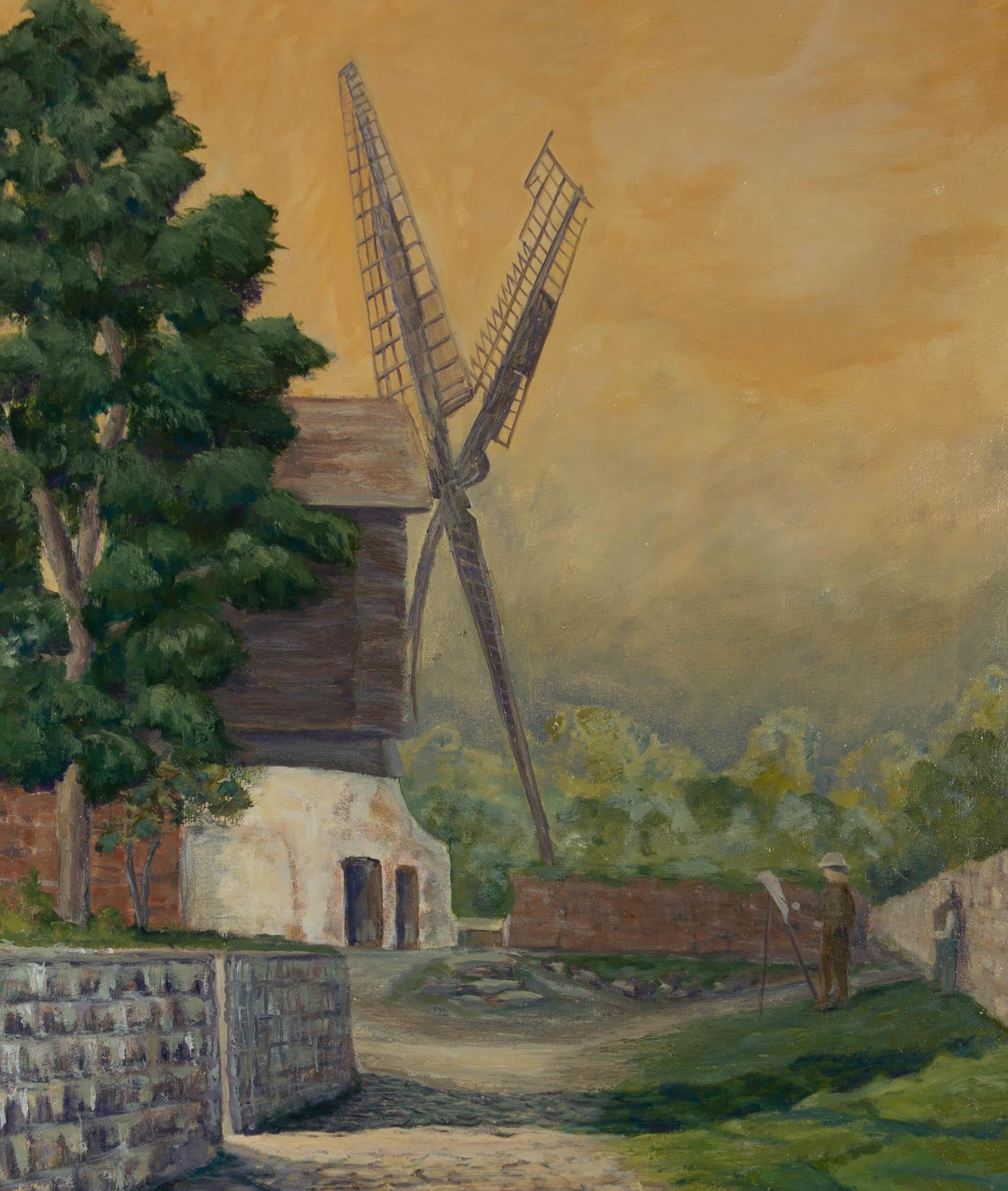 Gwyneth Willitt - 1987 Óleo, Molino de Wavertree en venta 1