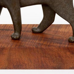 Standing Panther Maquette, Bronze Sculpture