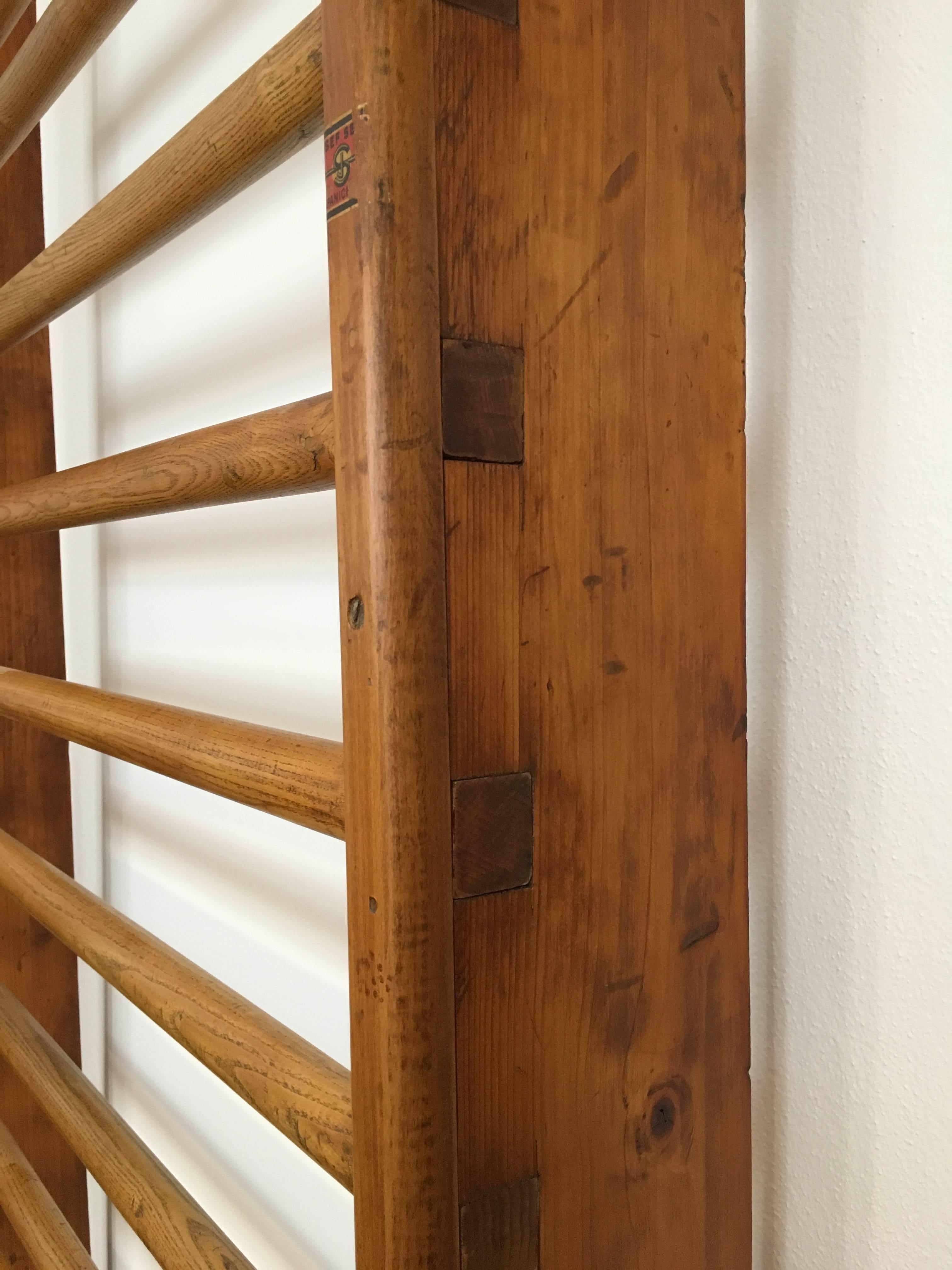 Industrial Gym Wall Bars Restored, 1930s
