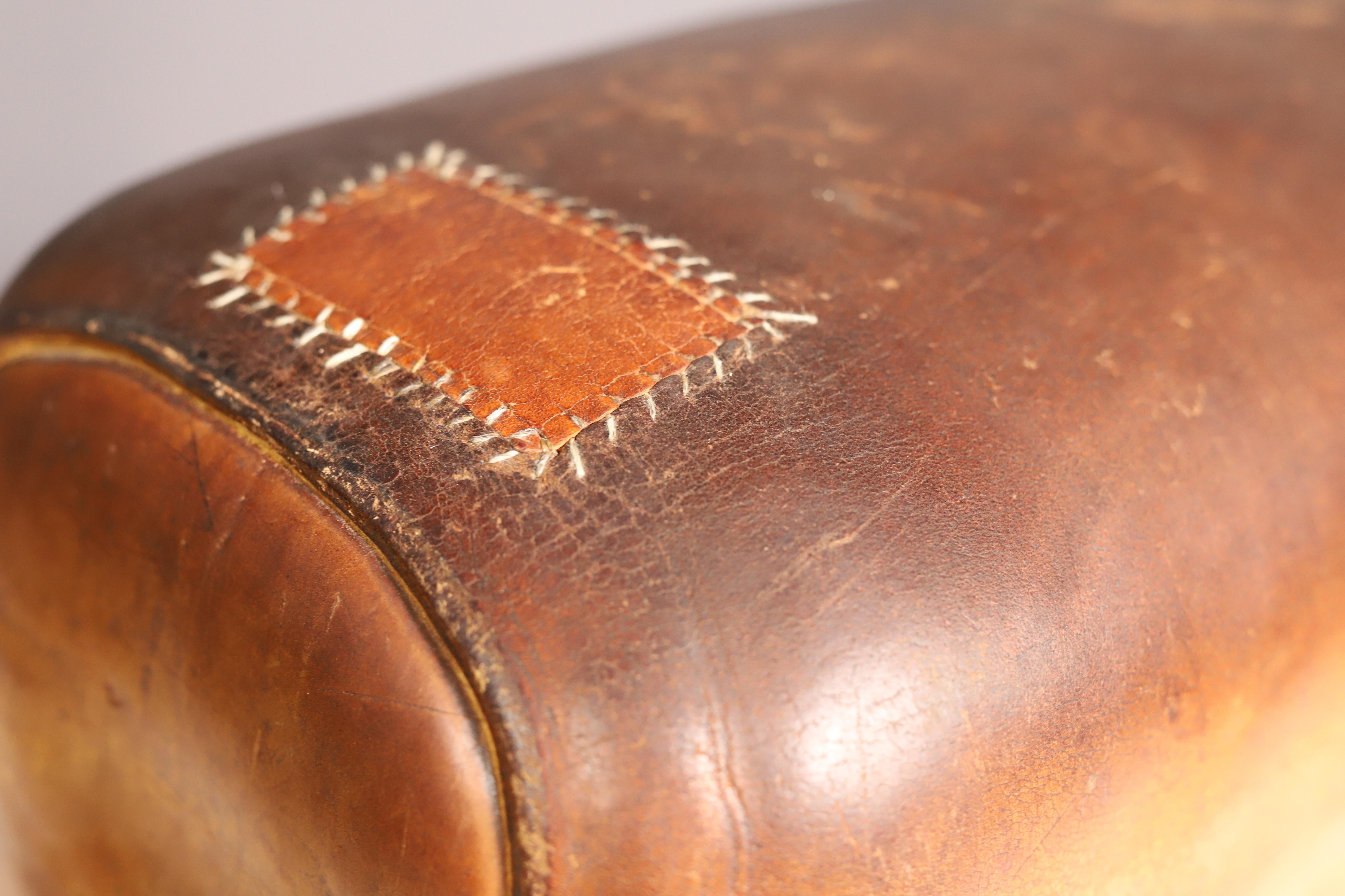 Gymnastic Leather Pommel Horse, Czechoslovakia, 1950’s For Sale 1