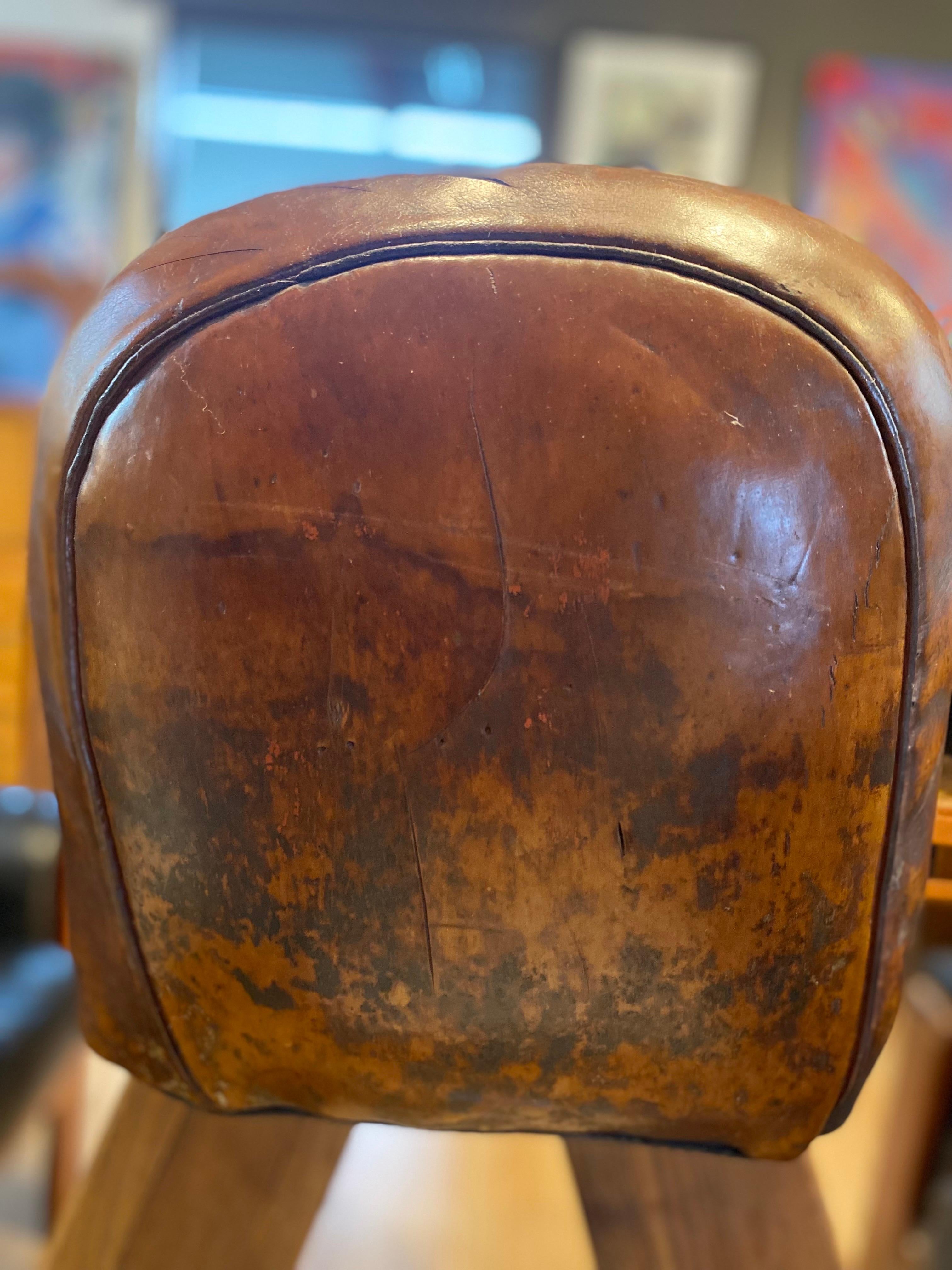 Mid-20th Century Gymnastic Leather Pommel Horse, England, Circa 1930s